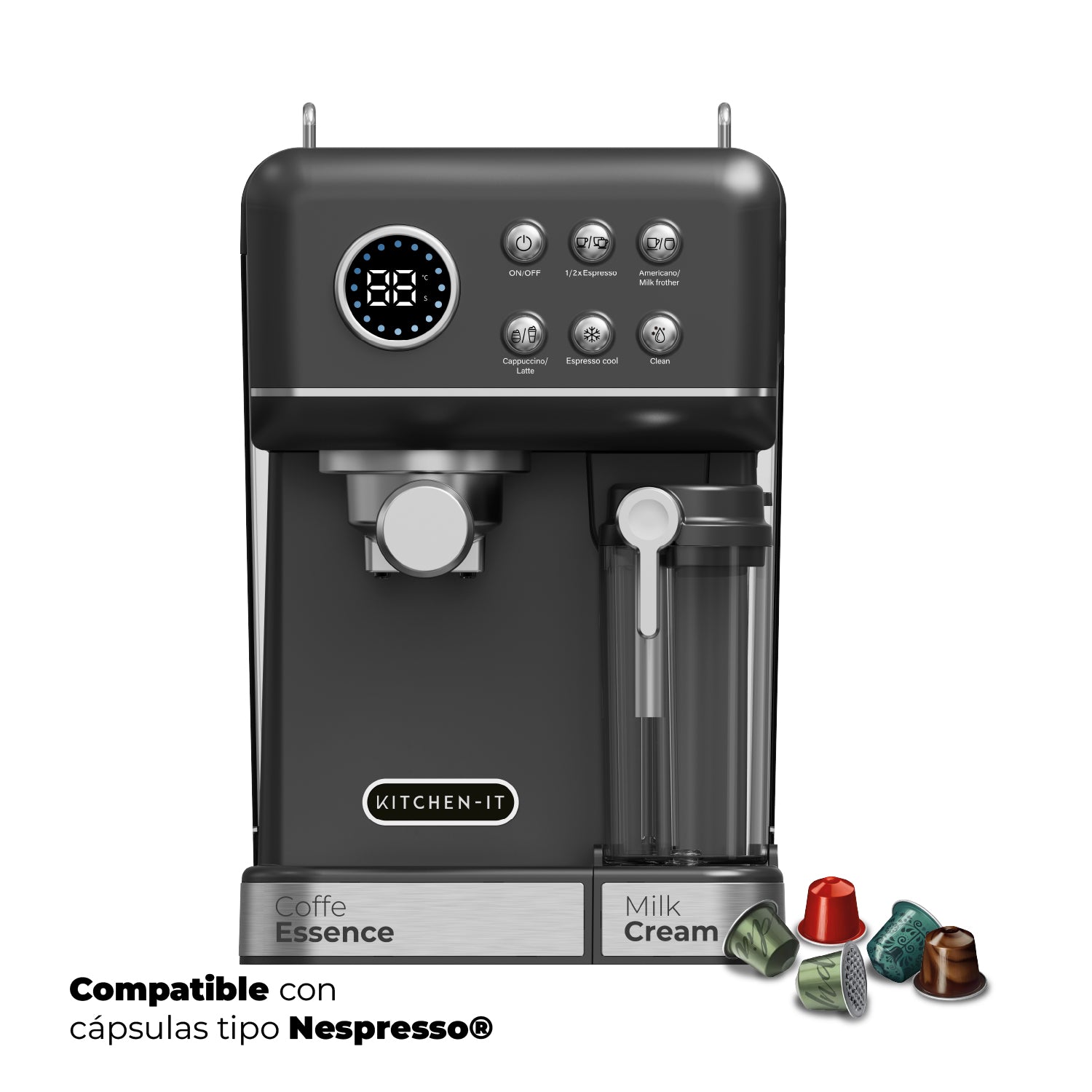 Cafetera Espresso Cream Lab 8 en 1