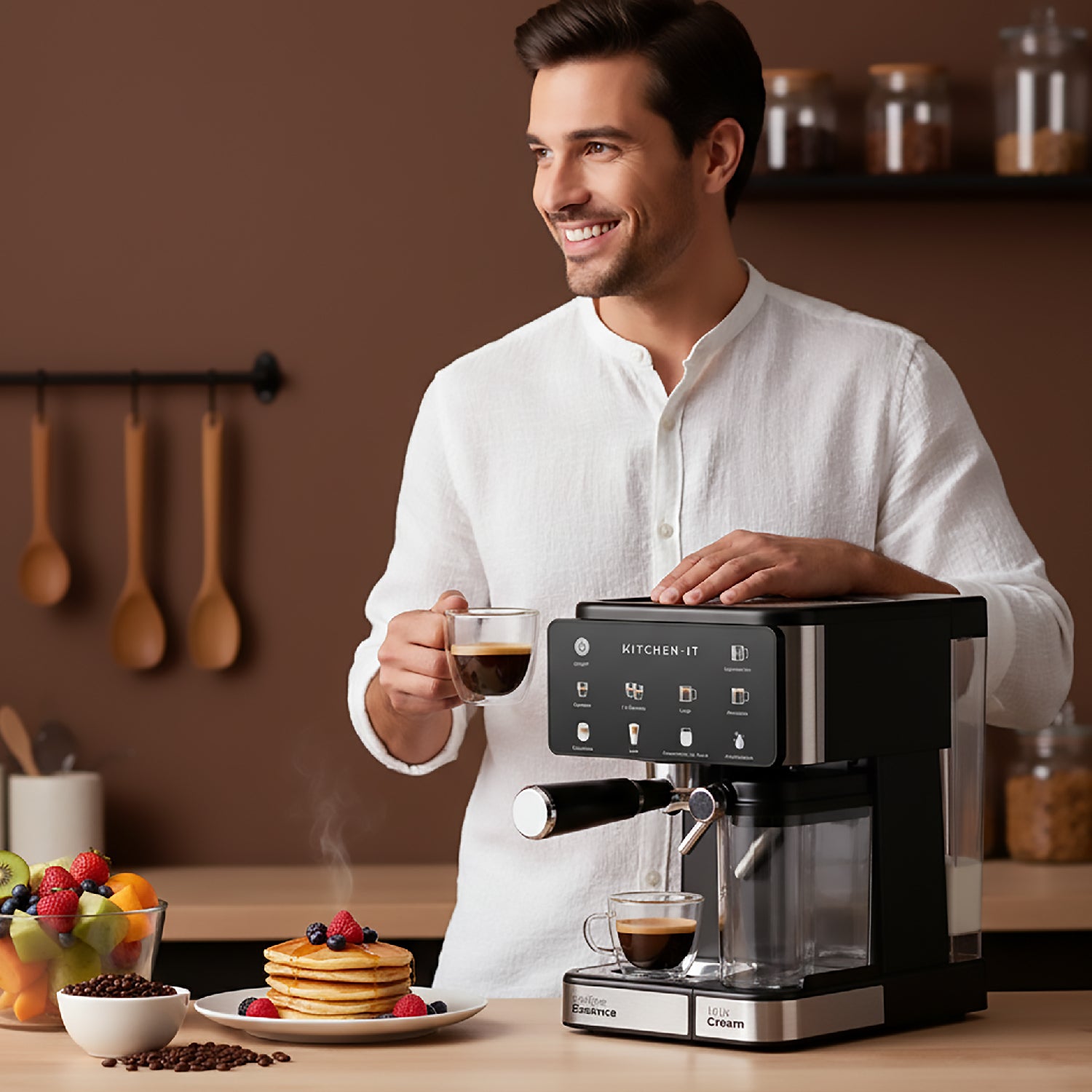 Cafetera Espresso Power Brew 9 en 1