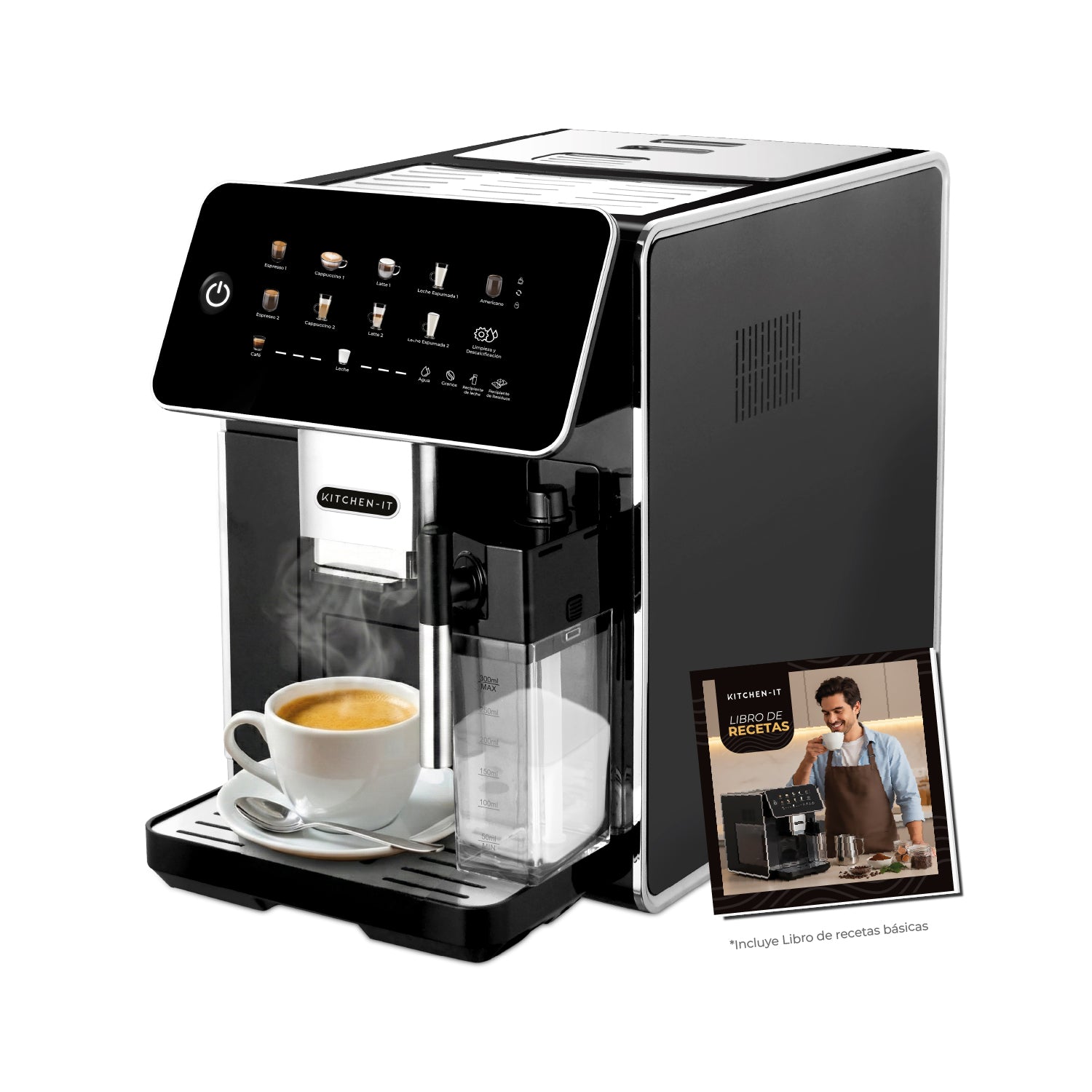 Cafetera Espresso Super Automática Latte Deluxe