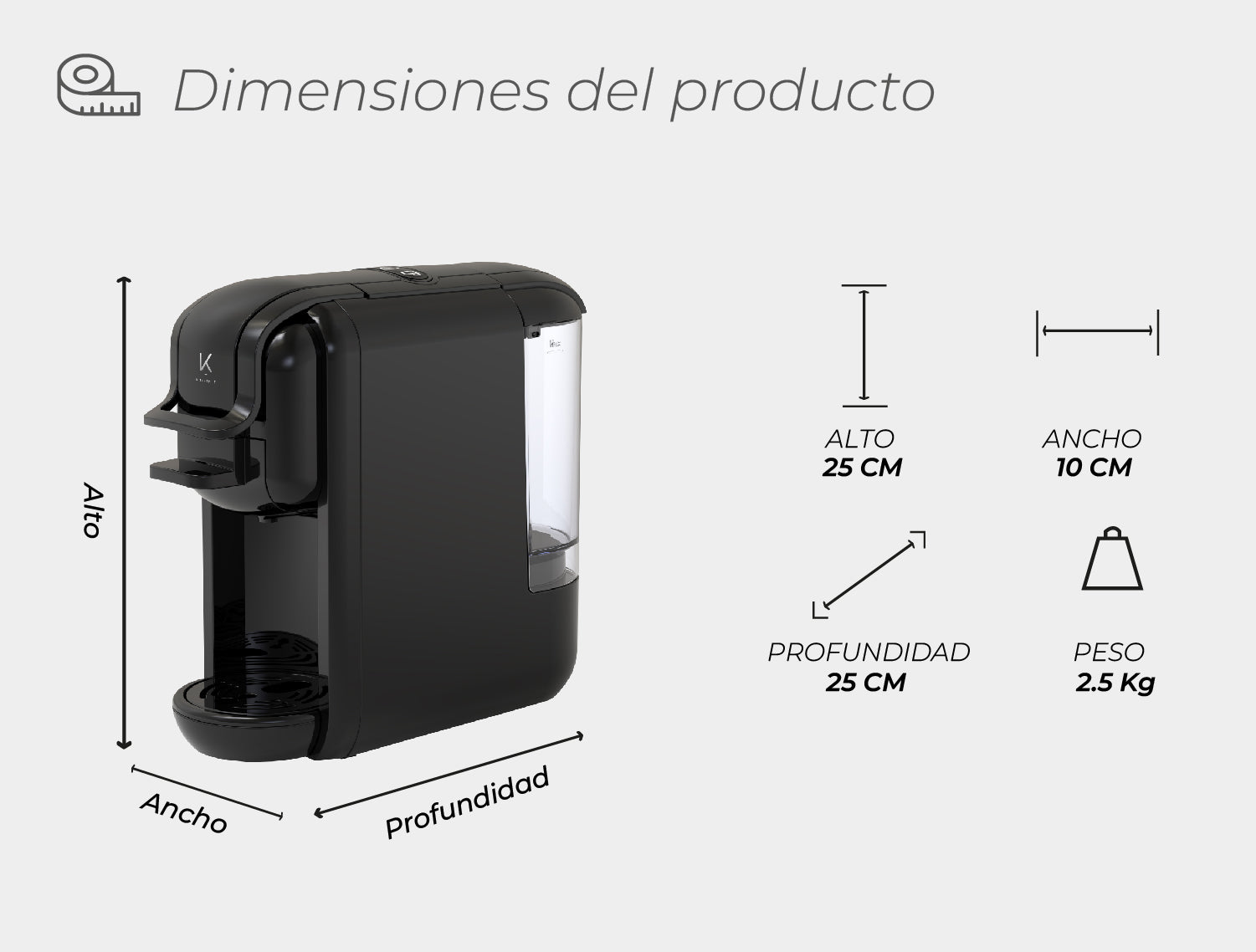 Medidas del producto