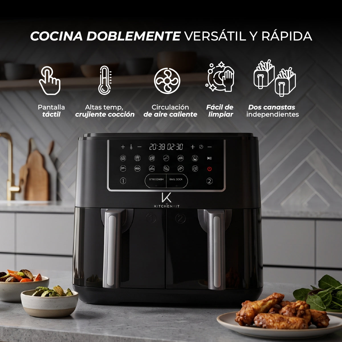 Freidora de Aire Dual Edition 9L