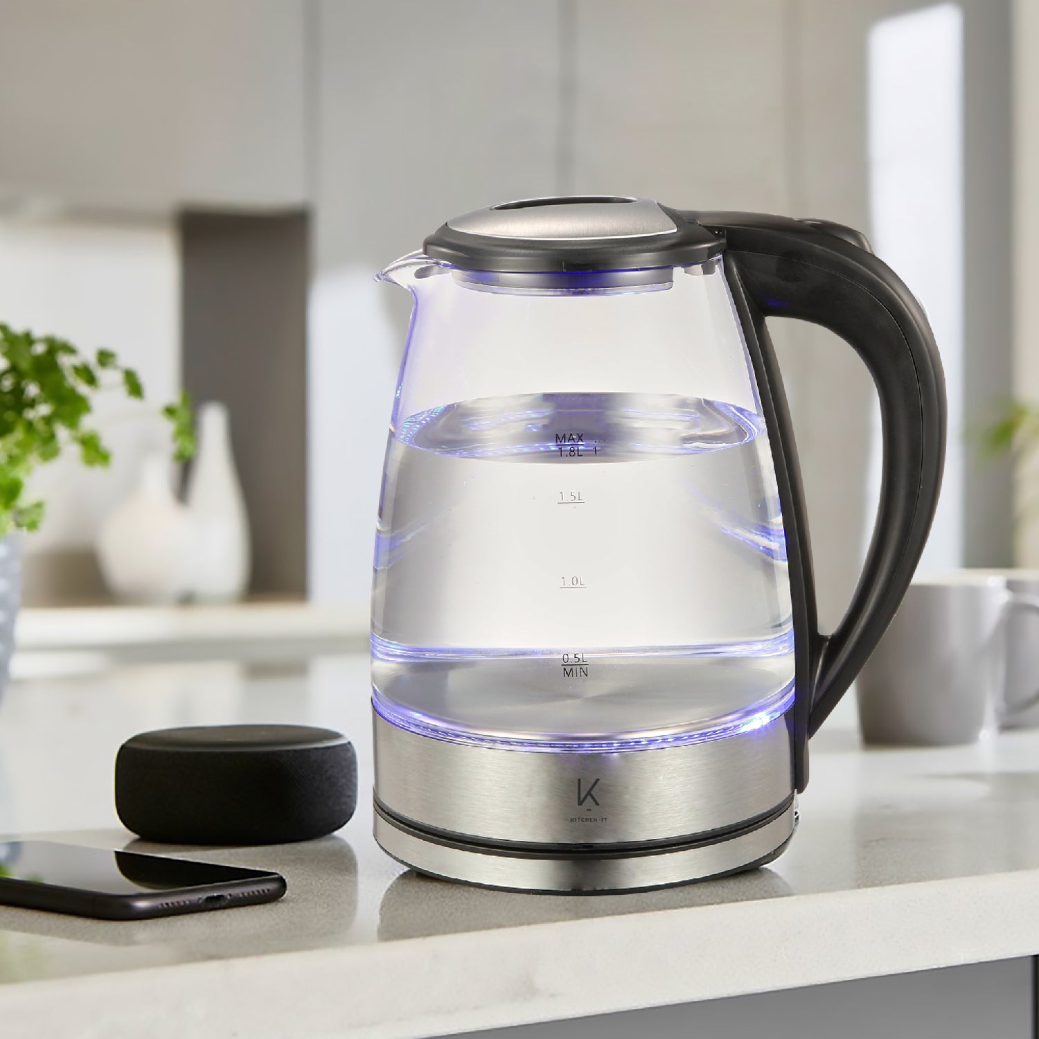 Hervidor de vidrio 1.8L Glass Edition