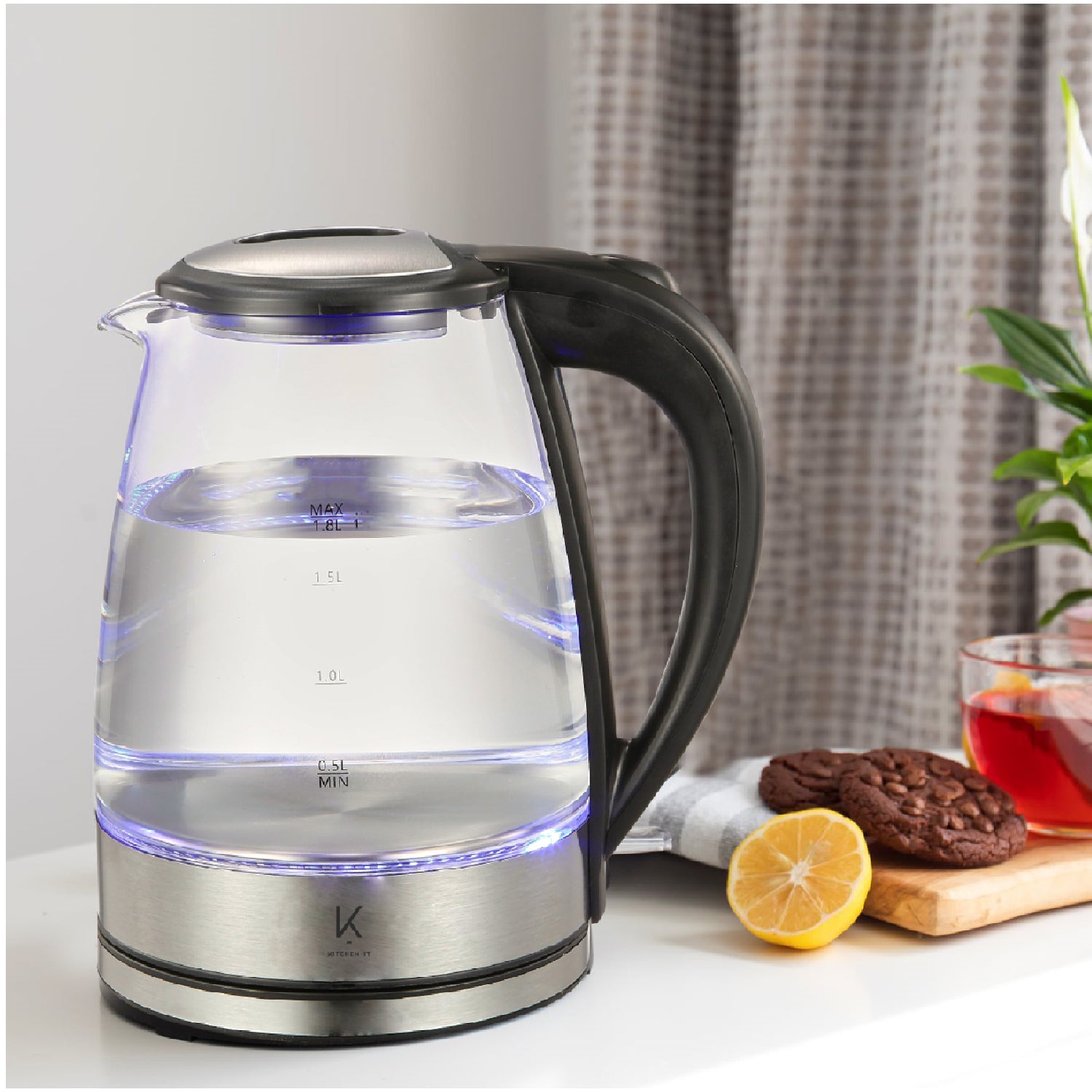 Hervidor de vidrio 1.8L Glass Edition