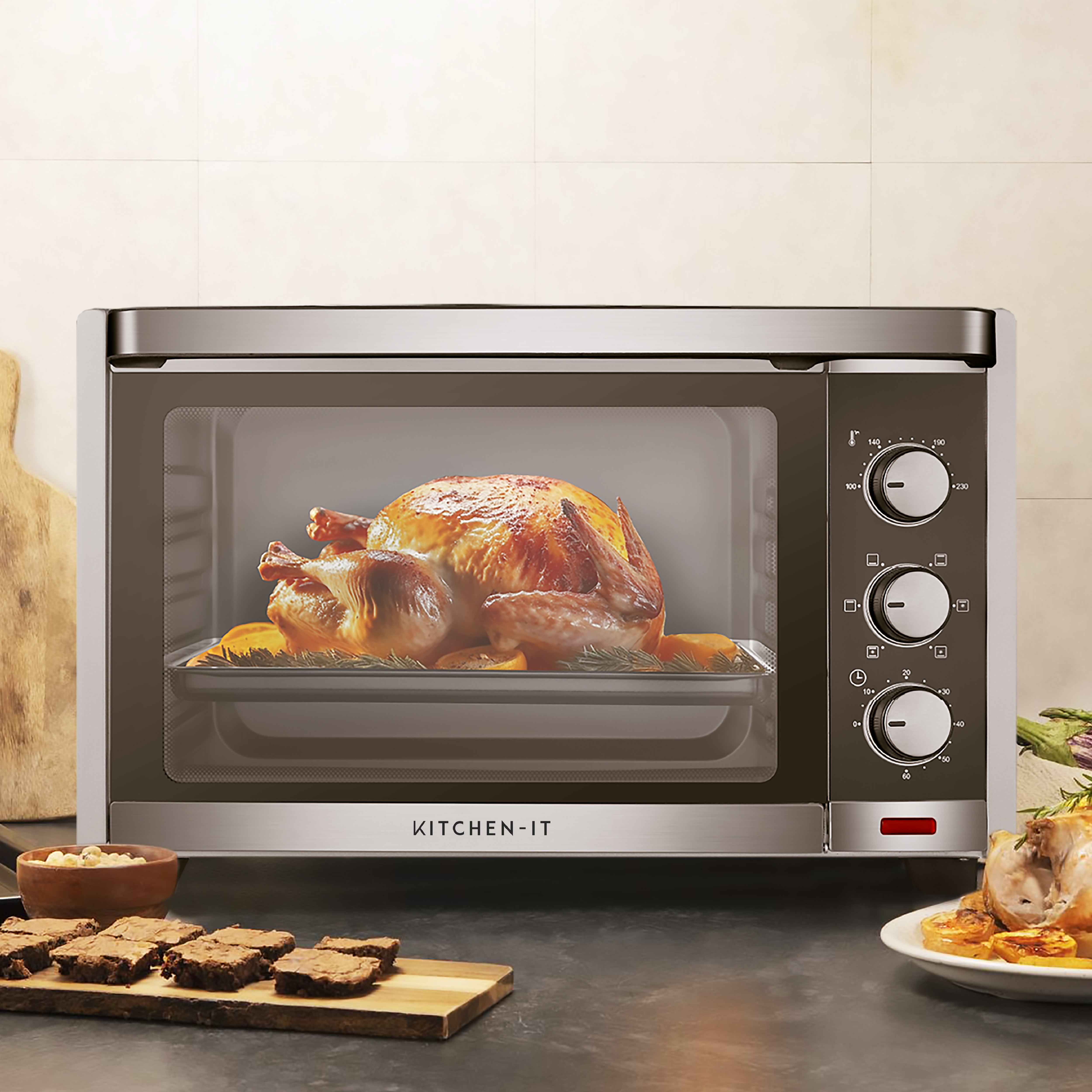 Horno Eléctrico 45L Silver Series