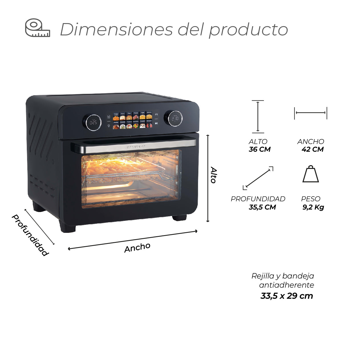 Horno Freidora 25L Smart Edition