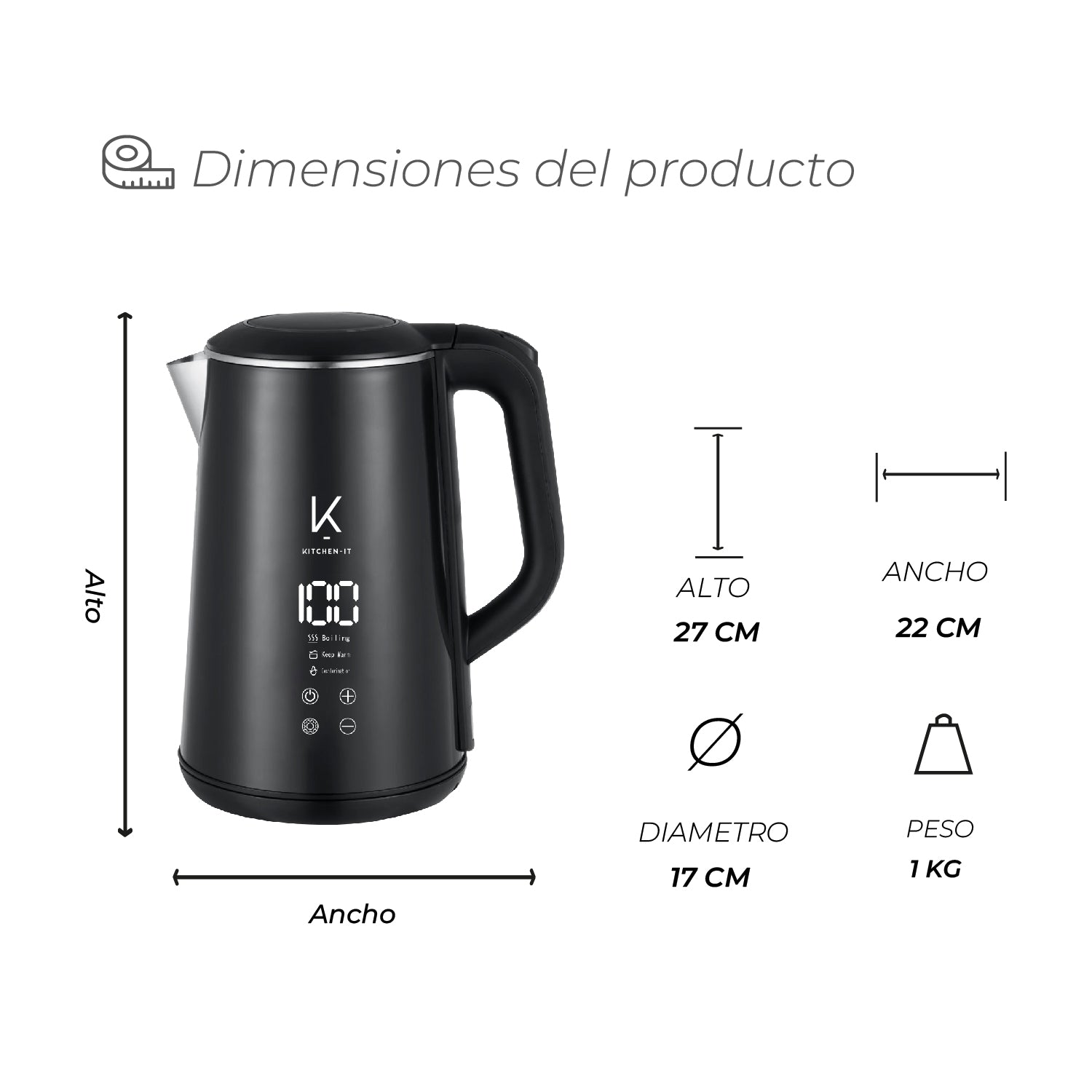 Hervidor 1.7L Smart Control