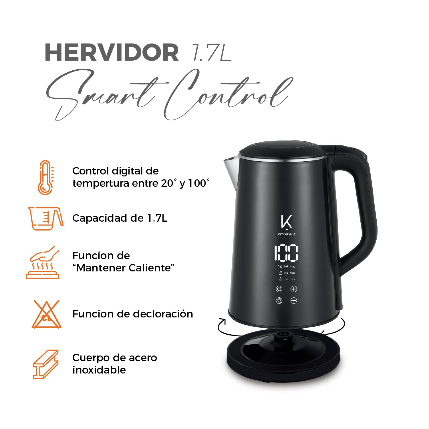 Hervidor 1.7L Smart Control