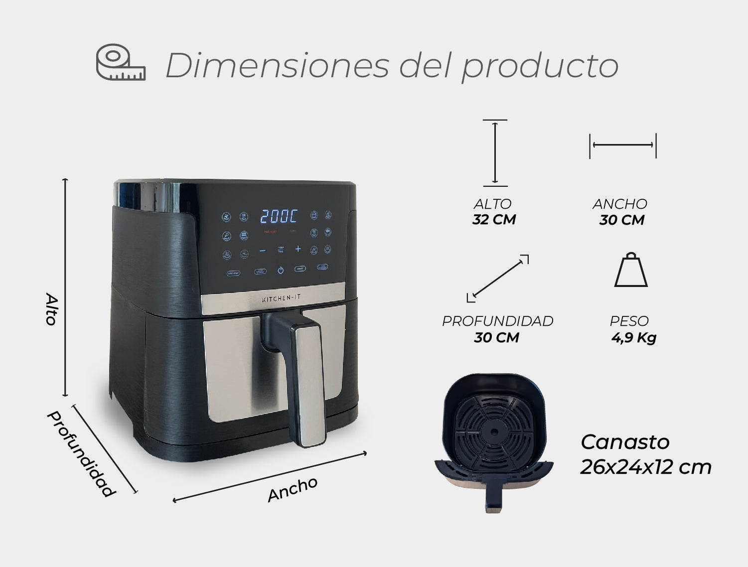 Medidas del producto