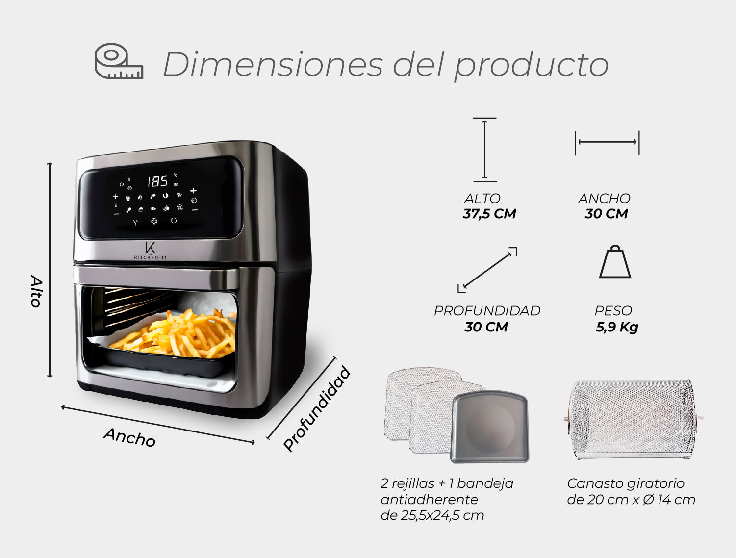 Medidas del producto