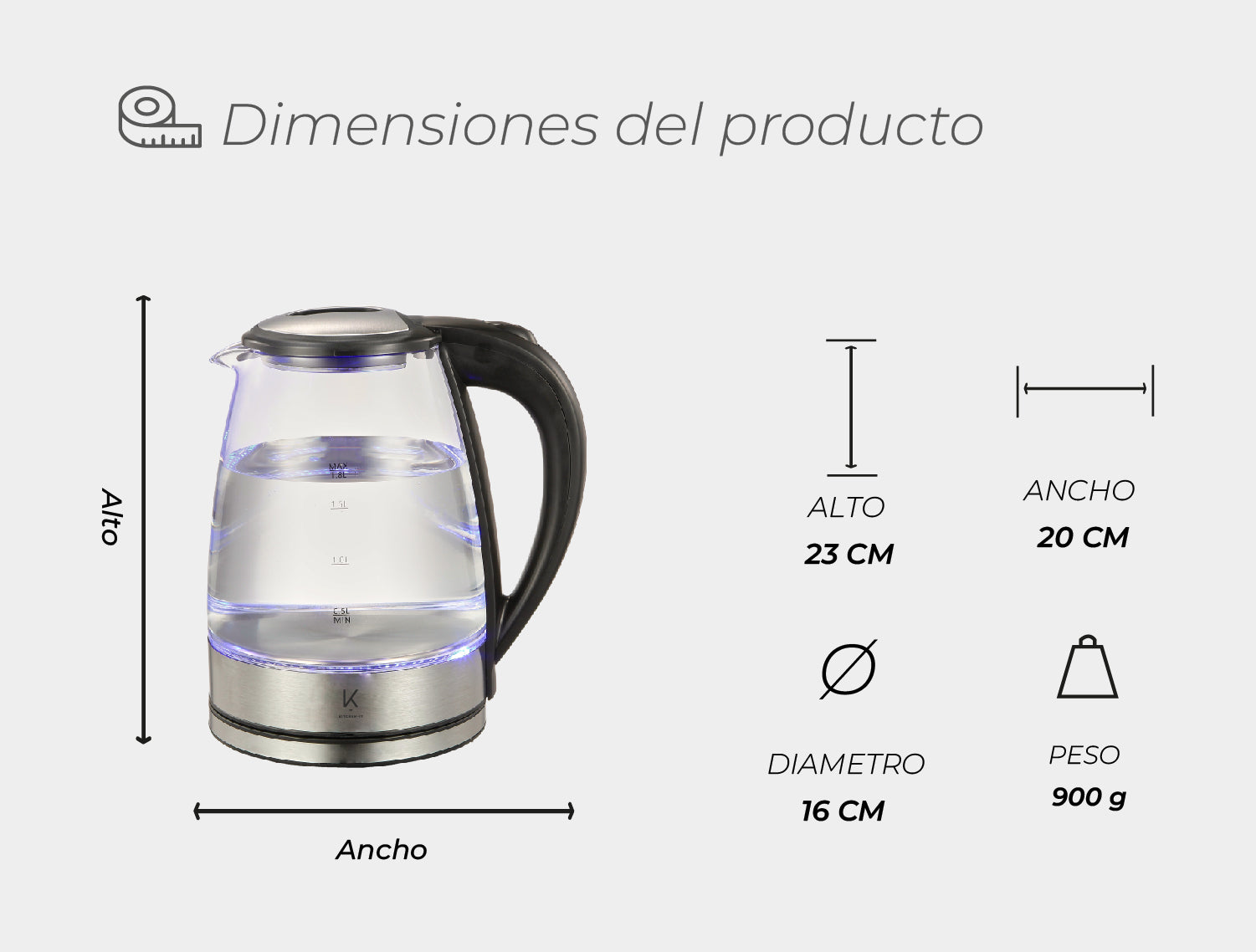 Medidas del producto