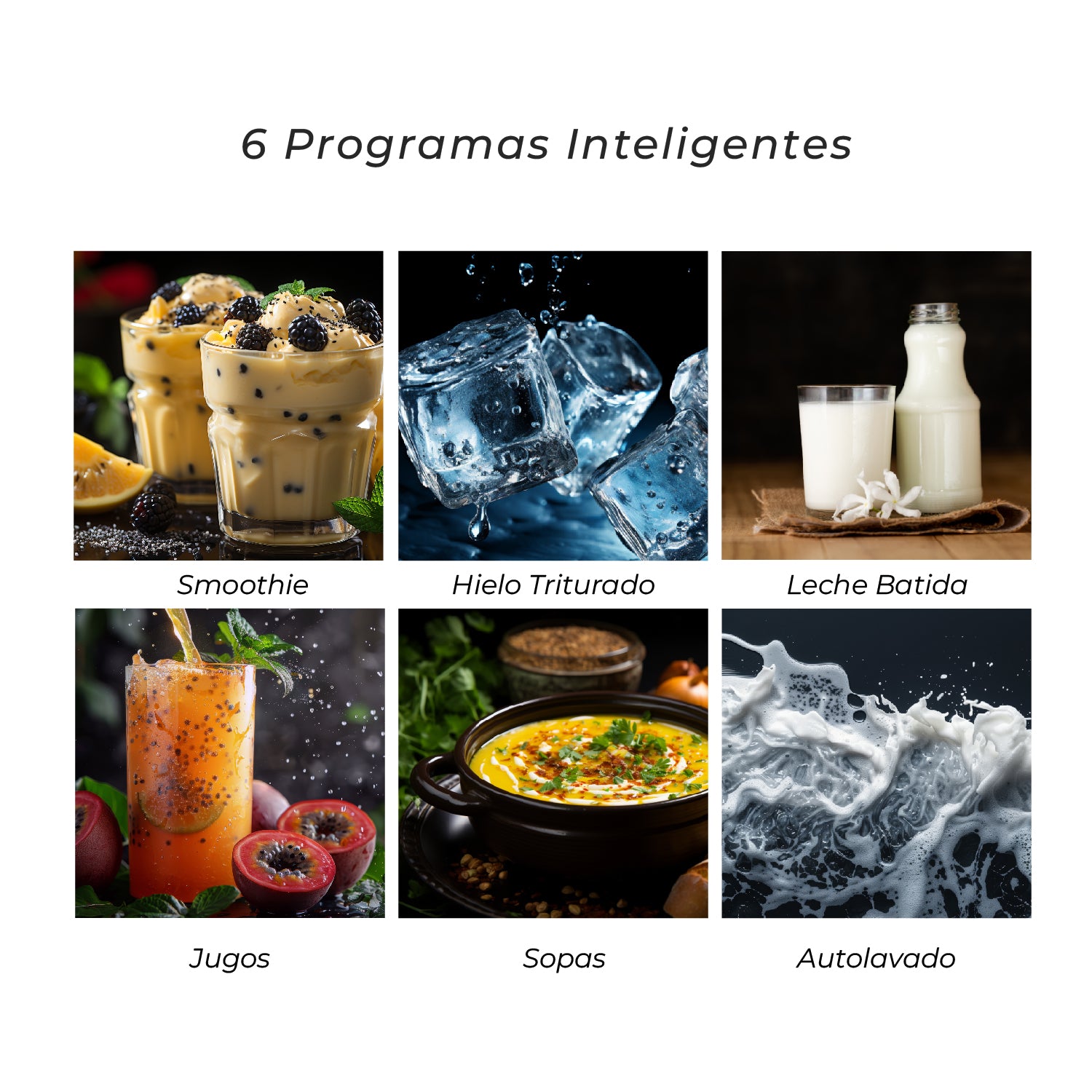 Licuadora 1200W 10 Velocidades Smart System