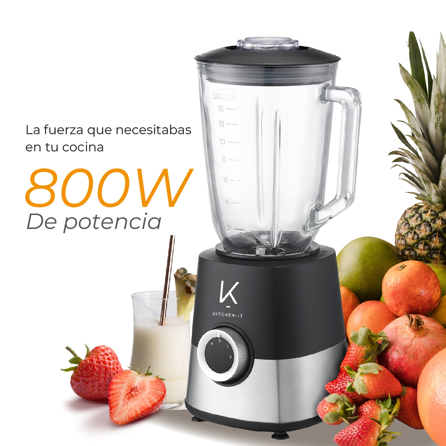 Licuadora 800W Power Pro