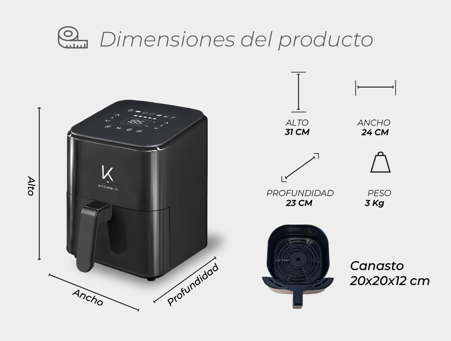 Medidas del producto