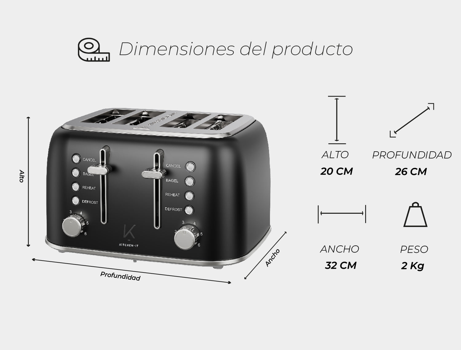 Medidas del producto