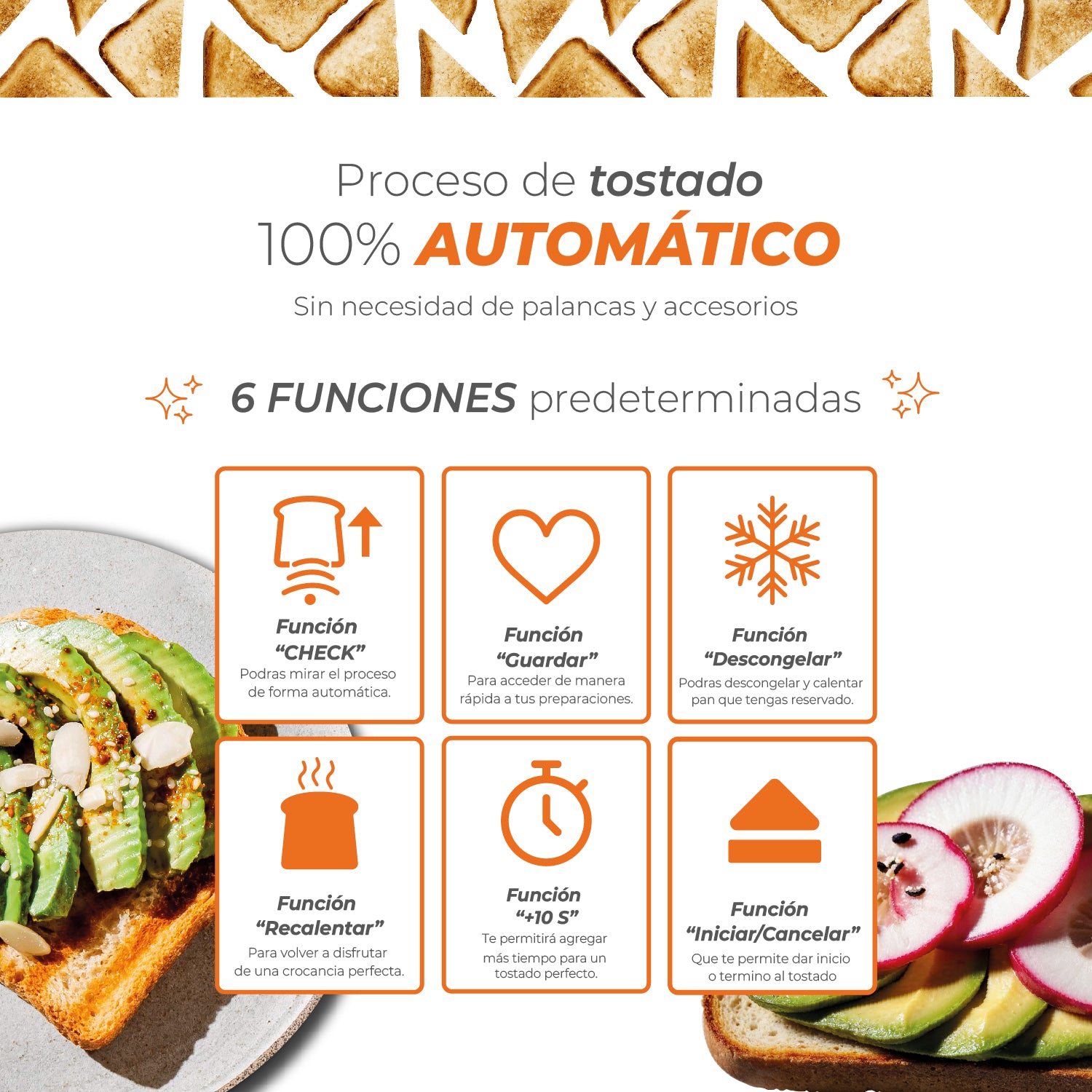 Tostador Digital Smart Toast - 100% Automático