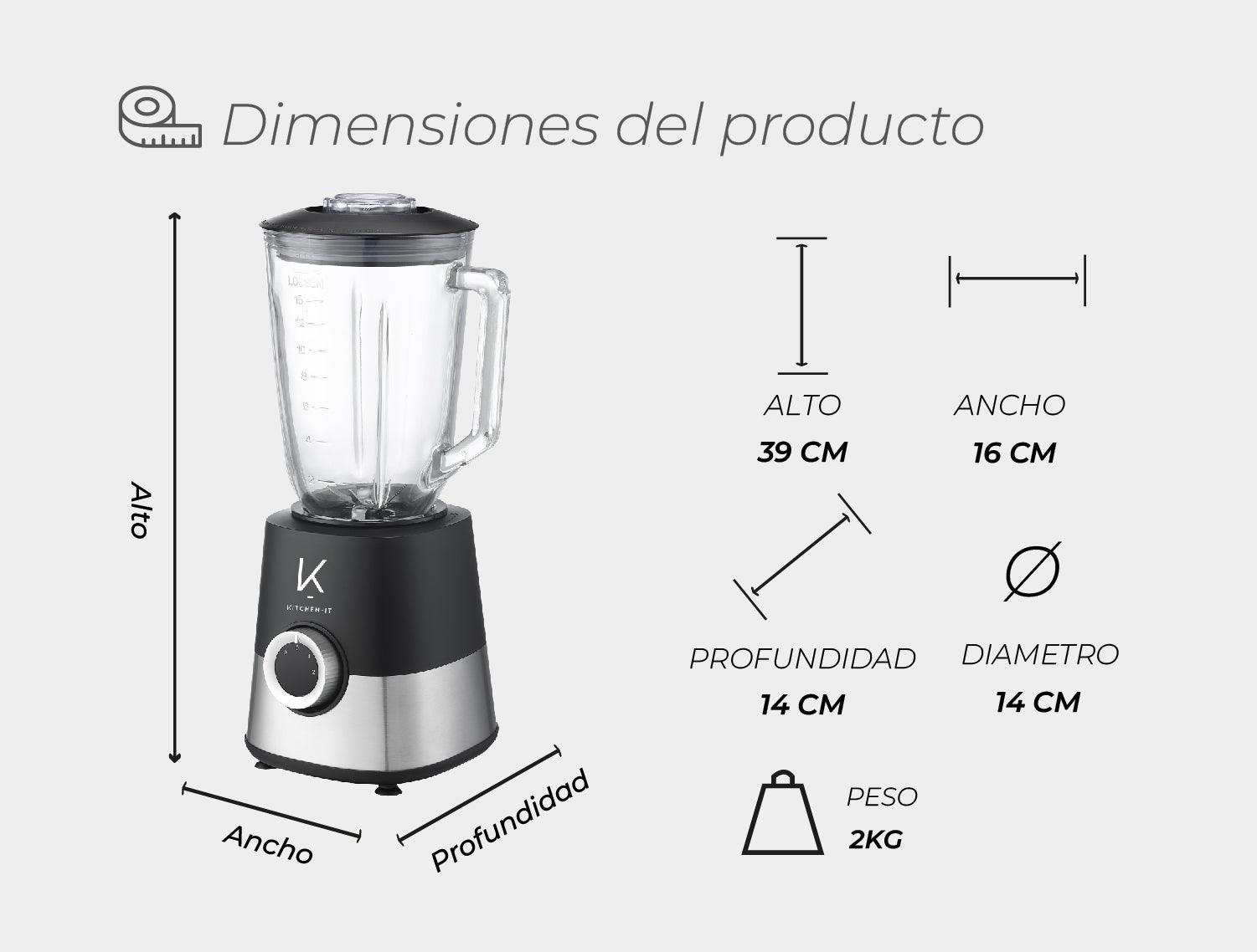Medidas del producto