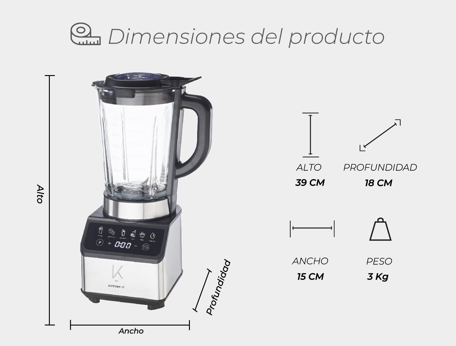 Medidas del producto