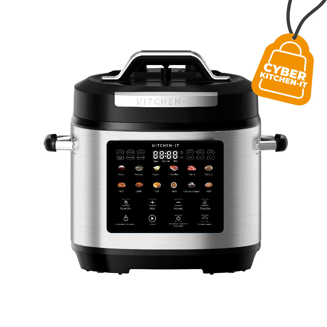 Olla a Presión Eléctrica Multifuncional 8L 27 en 1 | Multicooker XL Power Cook