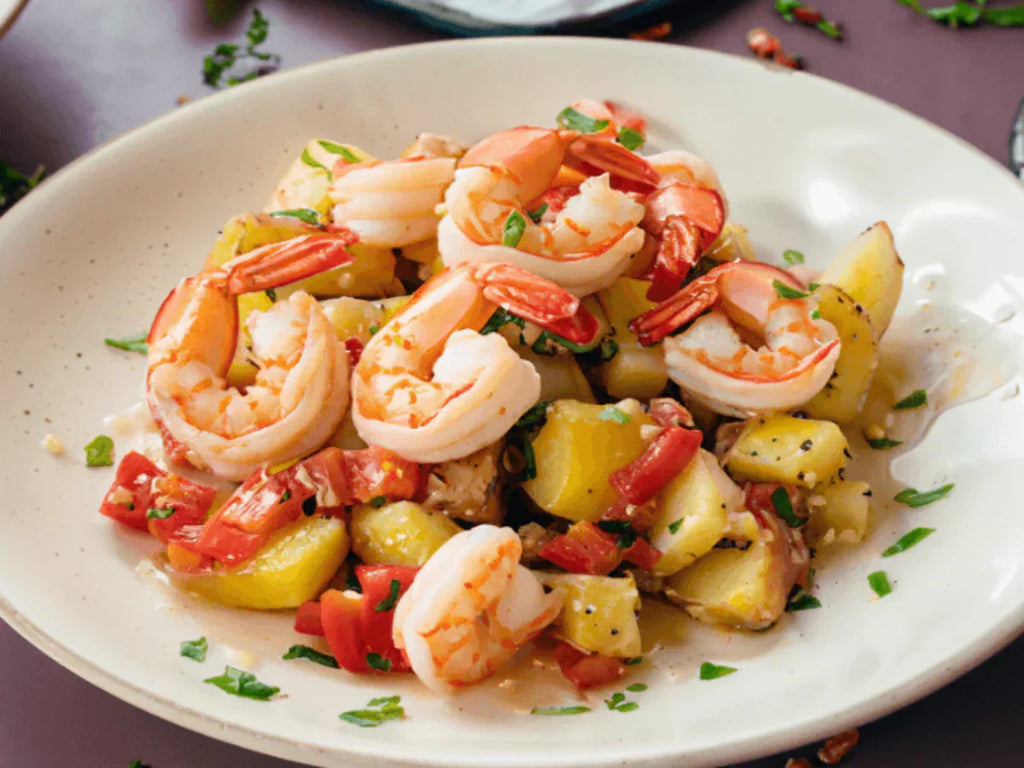 Receta de camarones al Ajillo