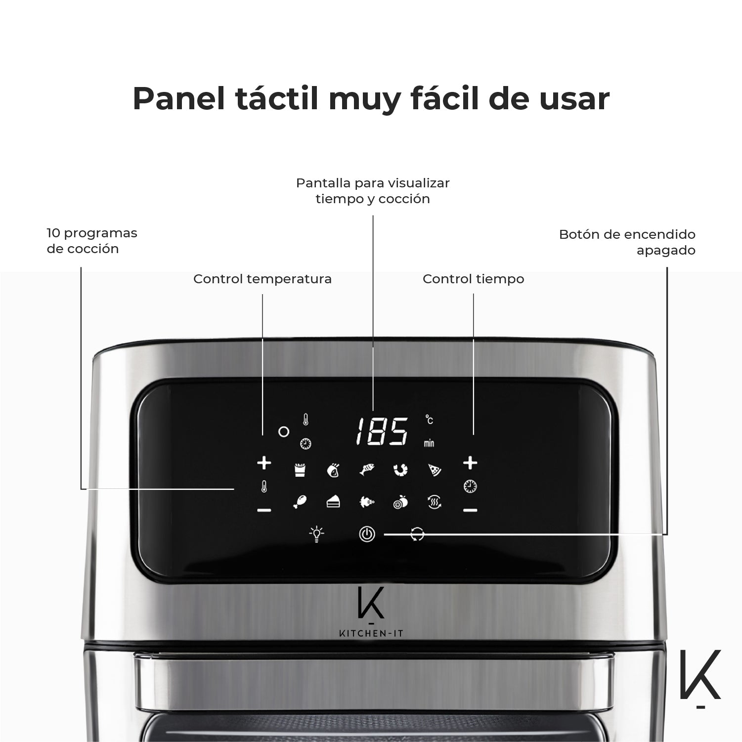 Freidora de Aire Max Edition 12L Kitchen-It