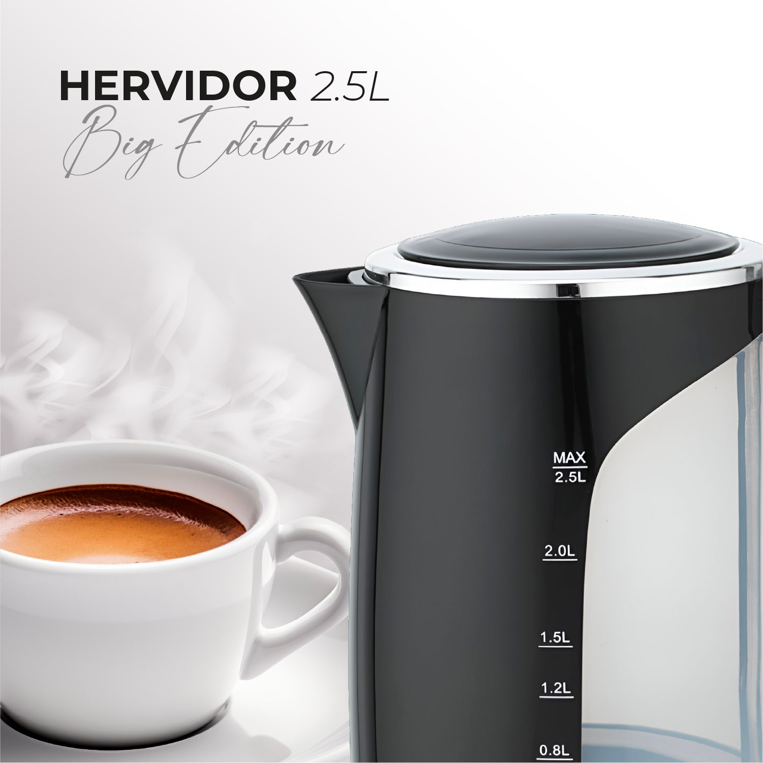 Hervidor Big Edition 2.5L Kitchen-It