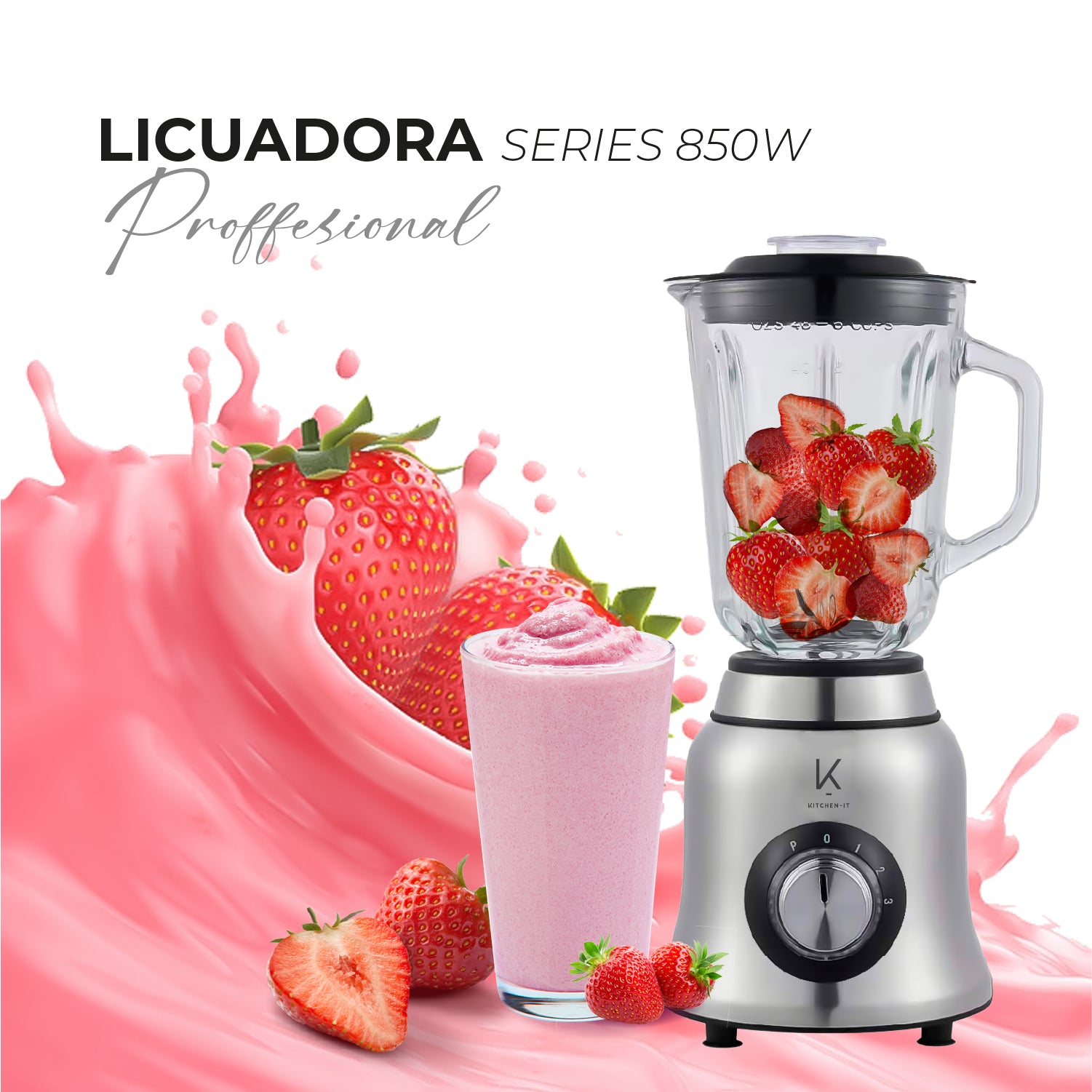 Licuadora Professional Series 850W Kitchen-It