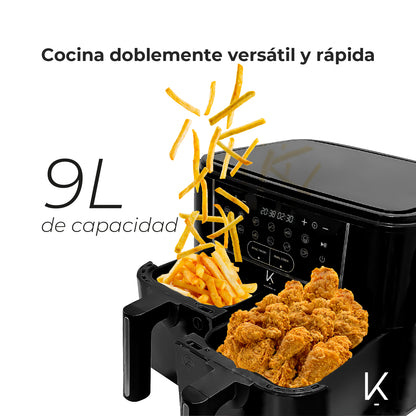 Freidora de Aire Dual Edition 9L Kitchen-It