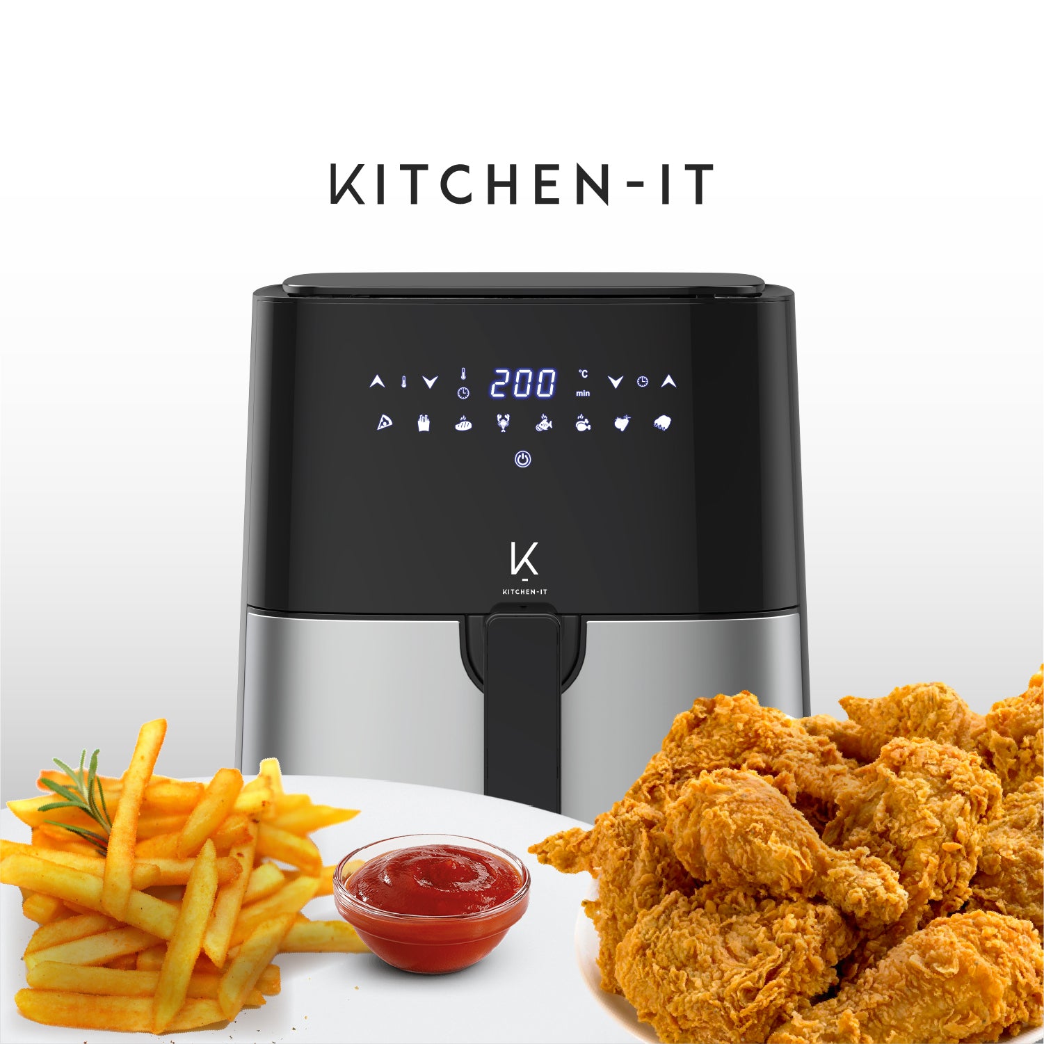 Freidora de Aire Plus Edition 5L Kitchen-It