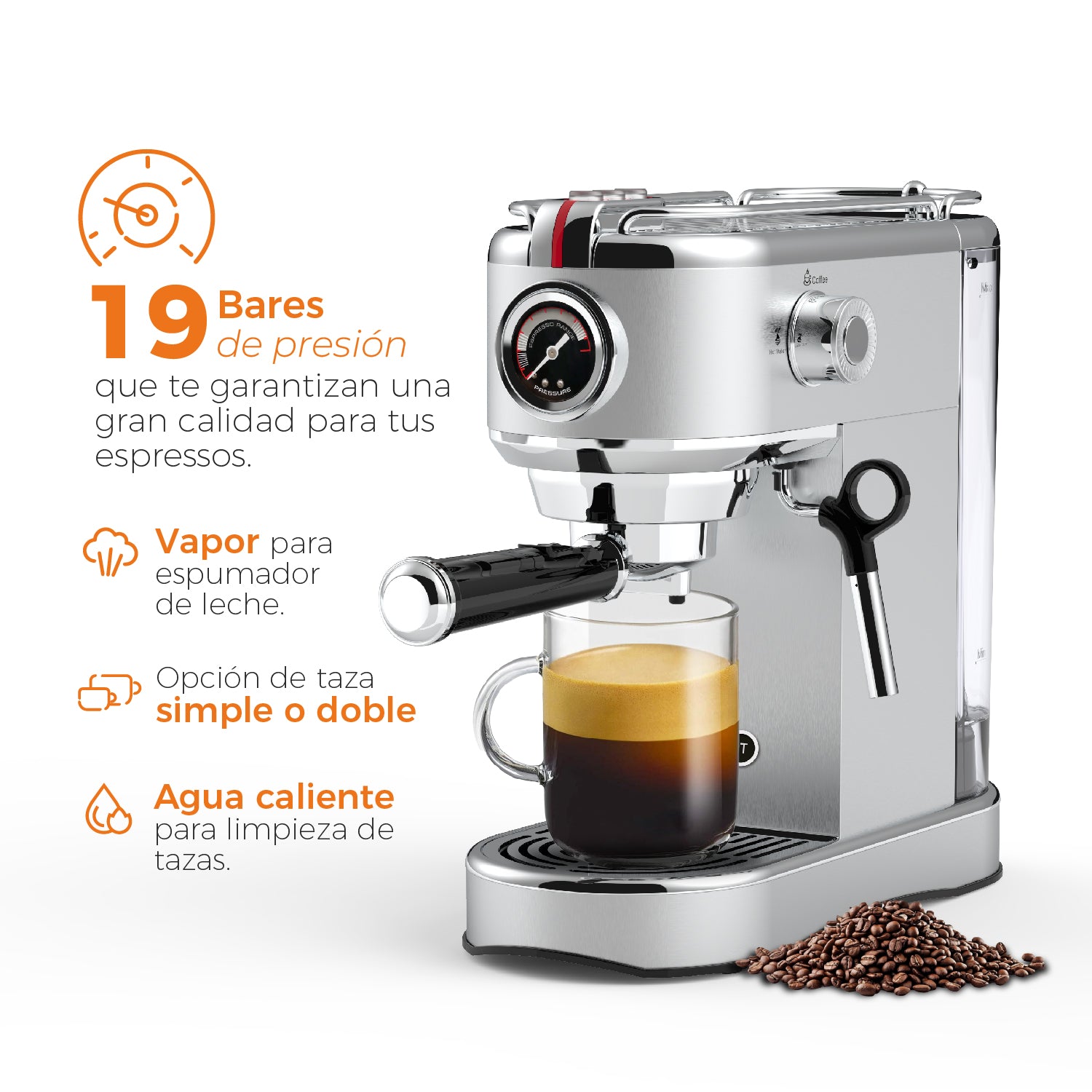 Cafetera Bari 5 en 1 Kitchen-It