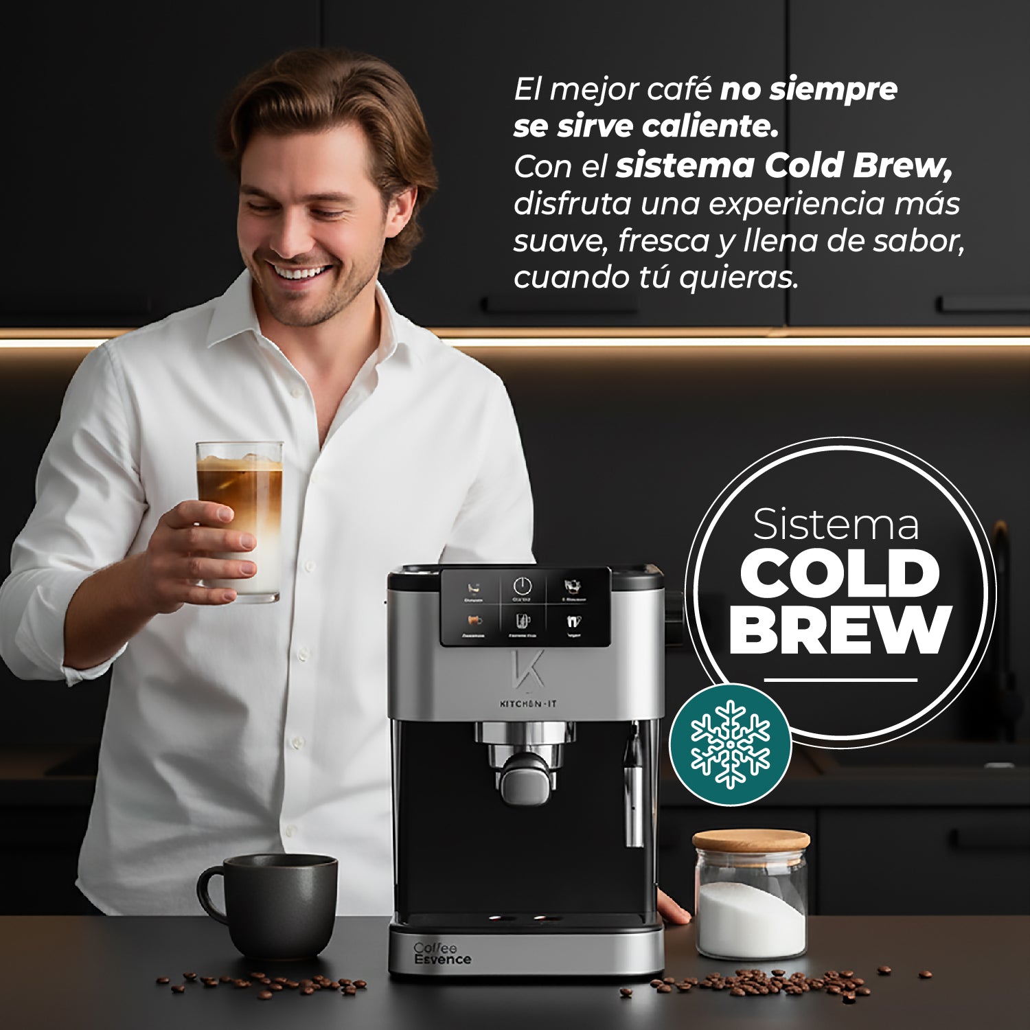 Cafetera Espresso Cool Shot 5 en 1