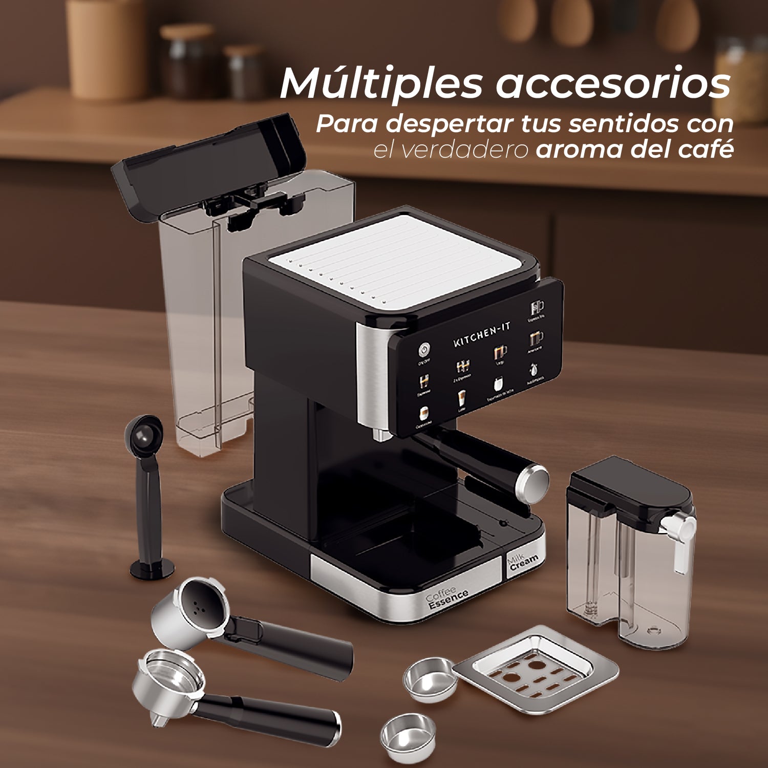 Cafetera Espresso Power Brew 9 en 1