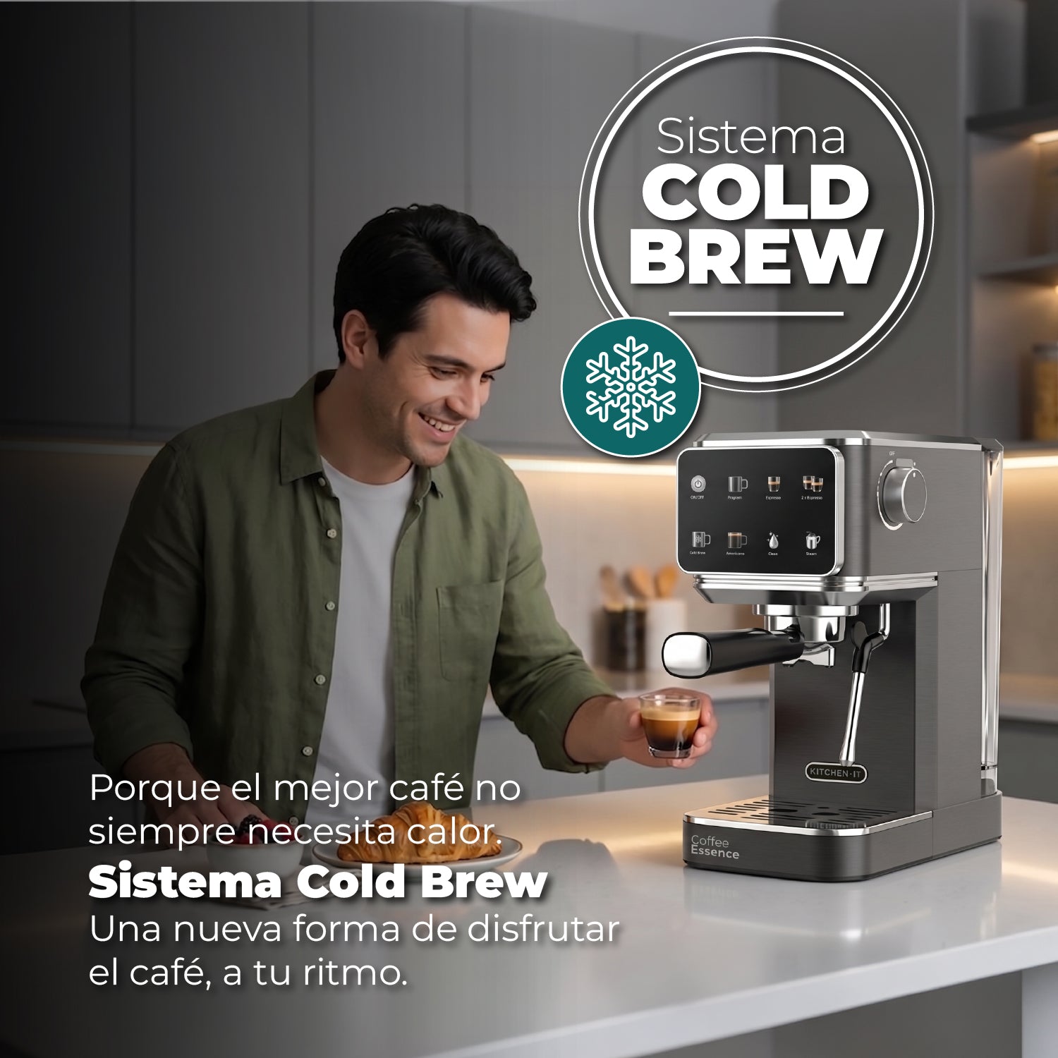 Cafetera Espresso Slim Shot 7 en 1