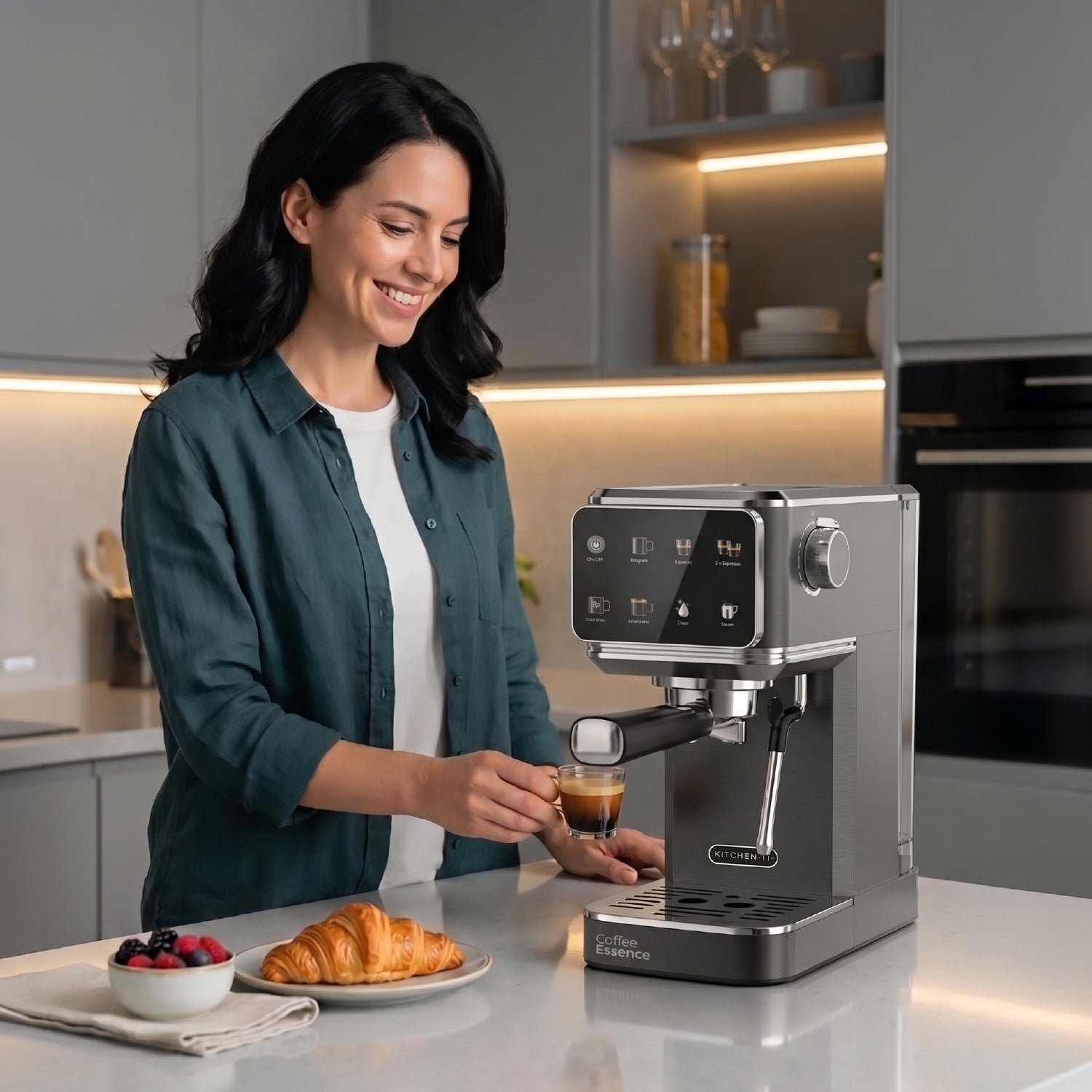 Cafetera Espresso Slim Shot 7 en 1