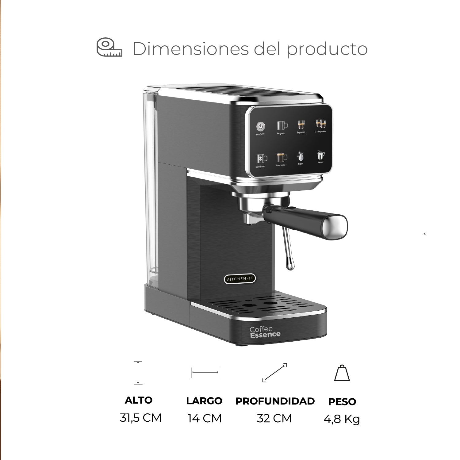 Cafetera Espresso Slim Shot 7 en 1
