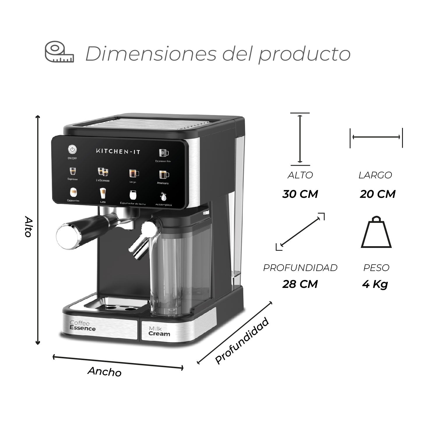 Cafetera Espresso Power Brew 9 en 1
