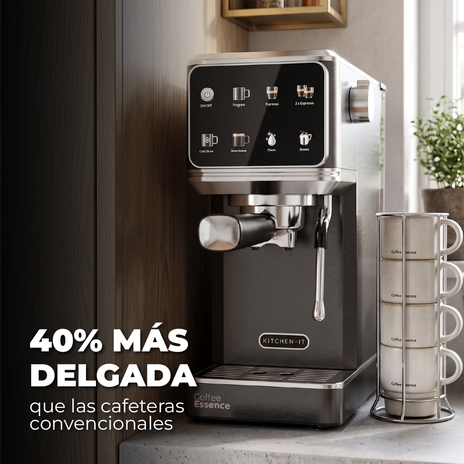 Cafetera Espresso Slim Shot 7 en 1
