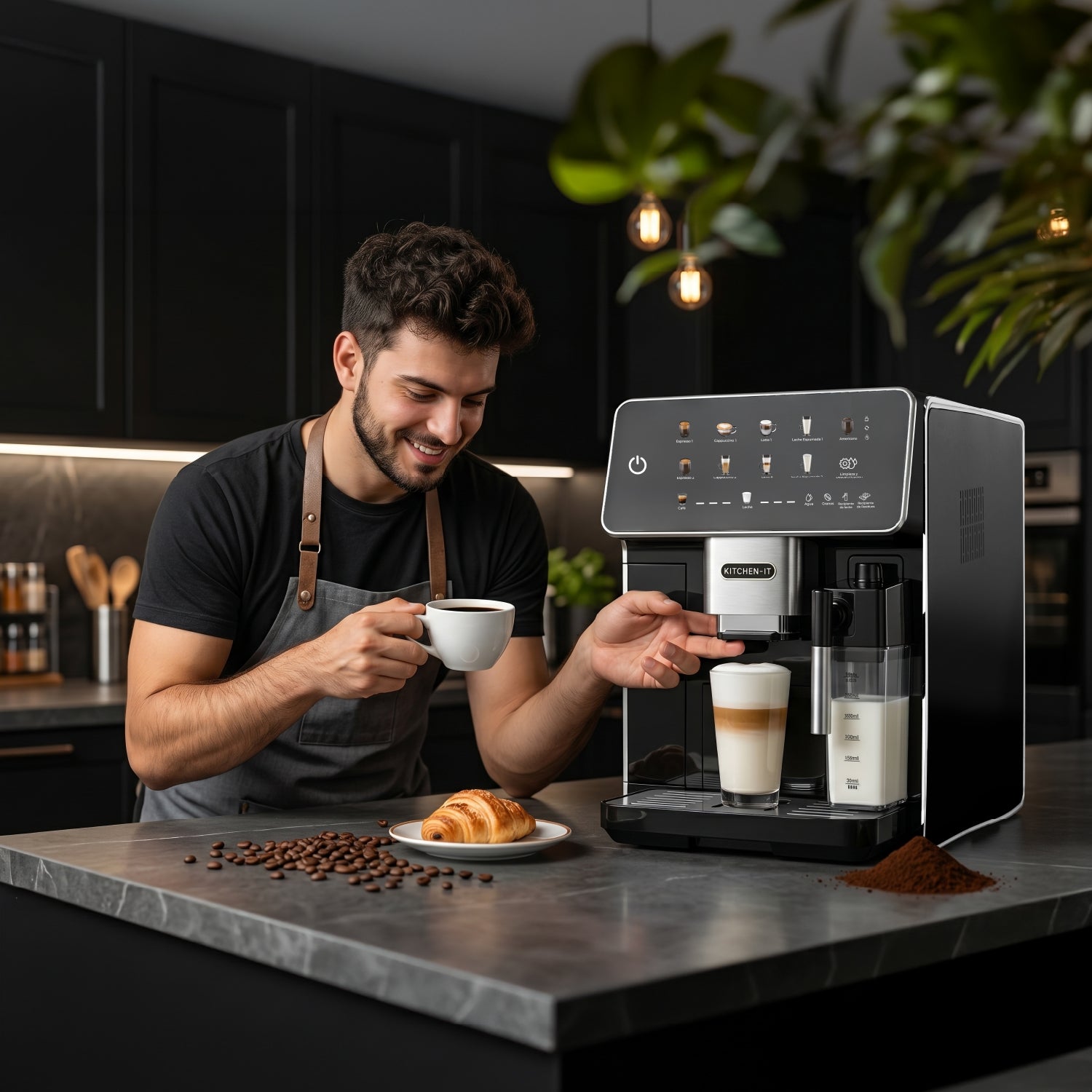 Cafetera Espresso Super Automática Latte Deluxe