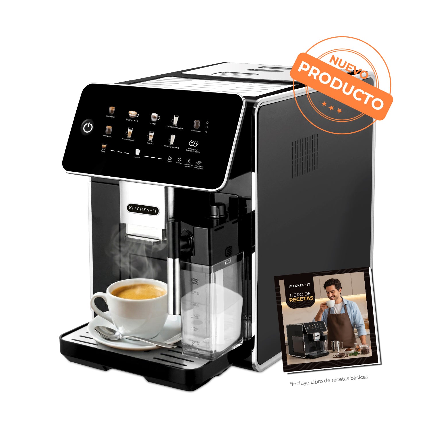 Cafetera Espresso Super Automática Latte Deluxe