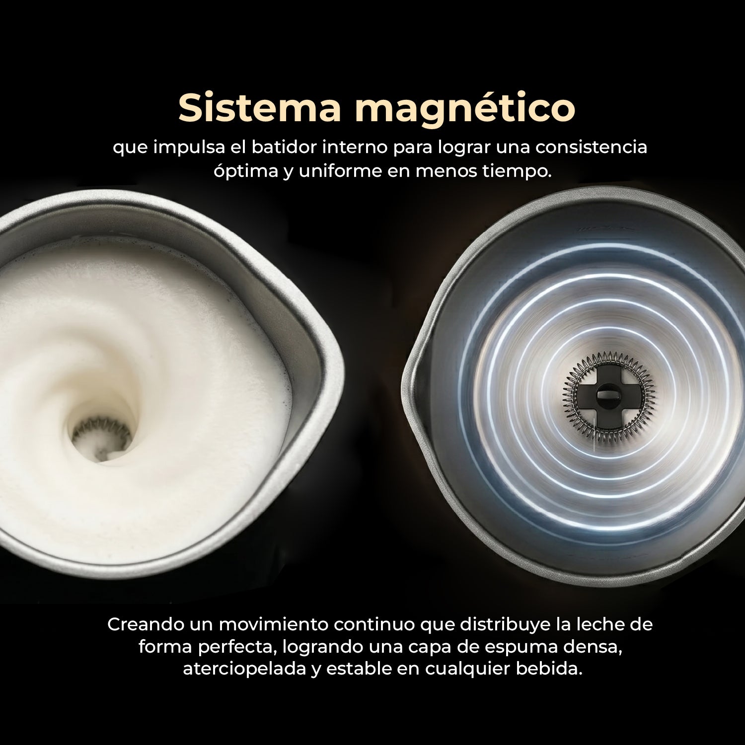 Espumador de Leche Eléctrico AeroTemp Pro 4 en 1