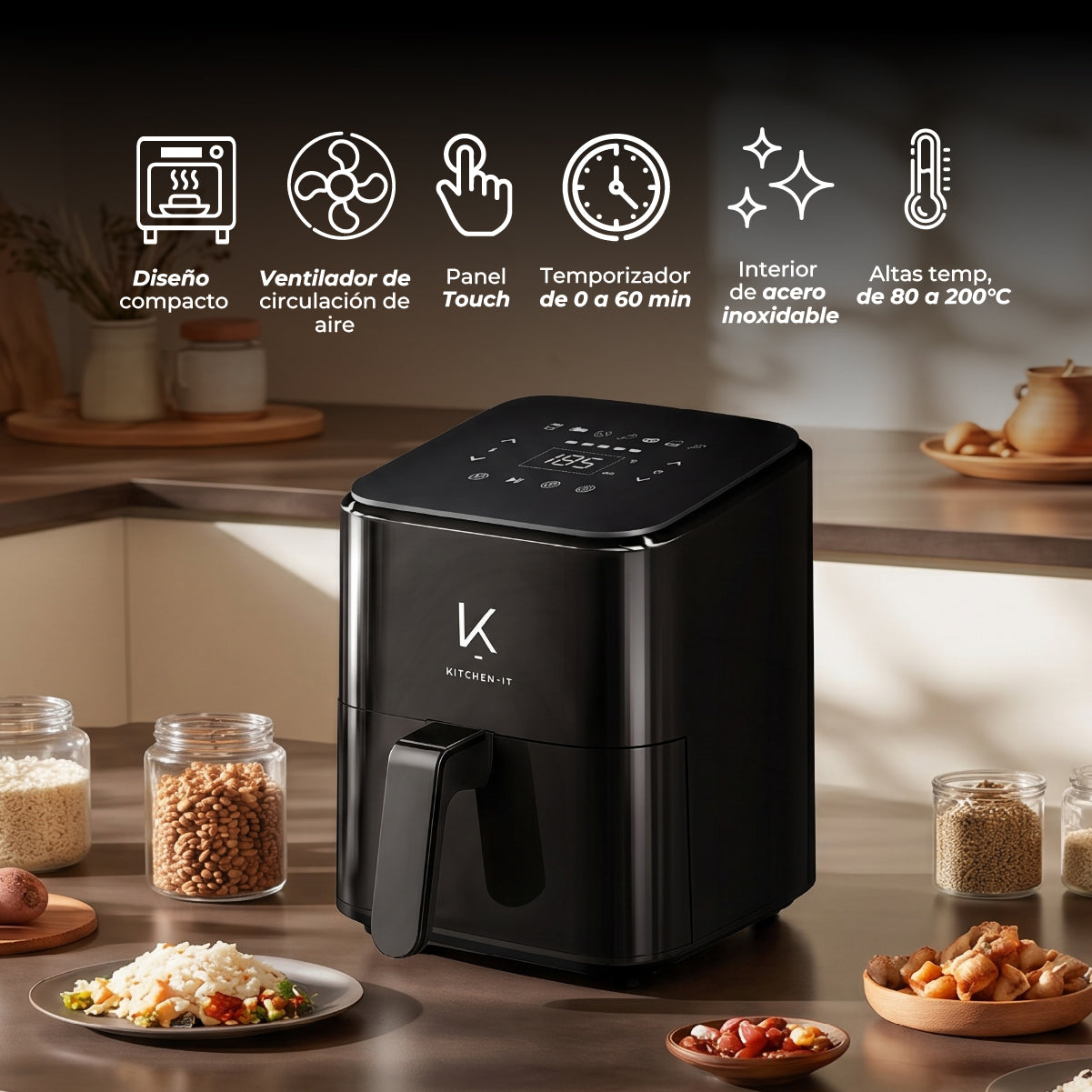 Freidora de Aire 4L Chef Edition
