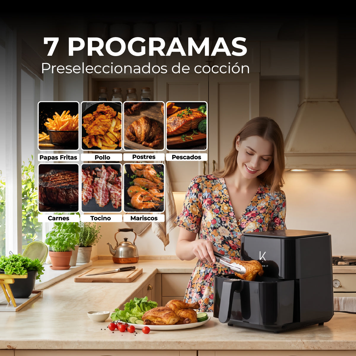 Freidora de Aire 4L Chef Edition