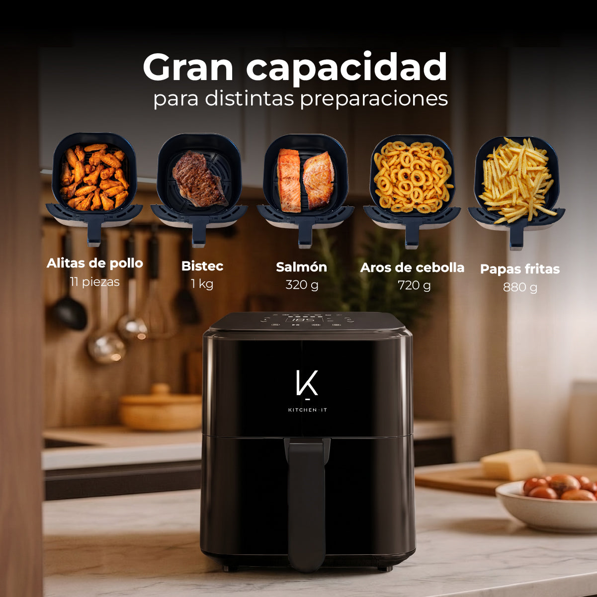 Freidora de Aire 4L Chef Edition