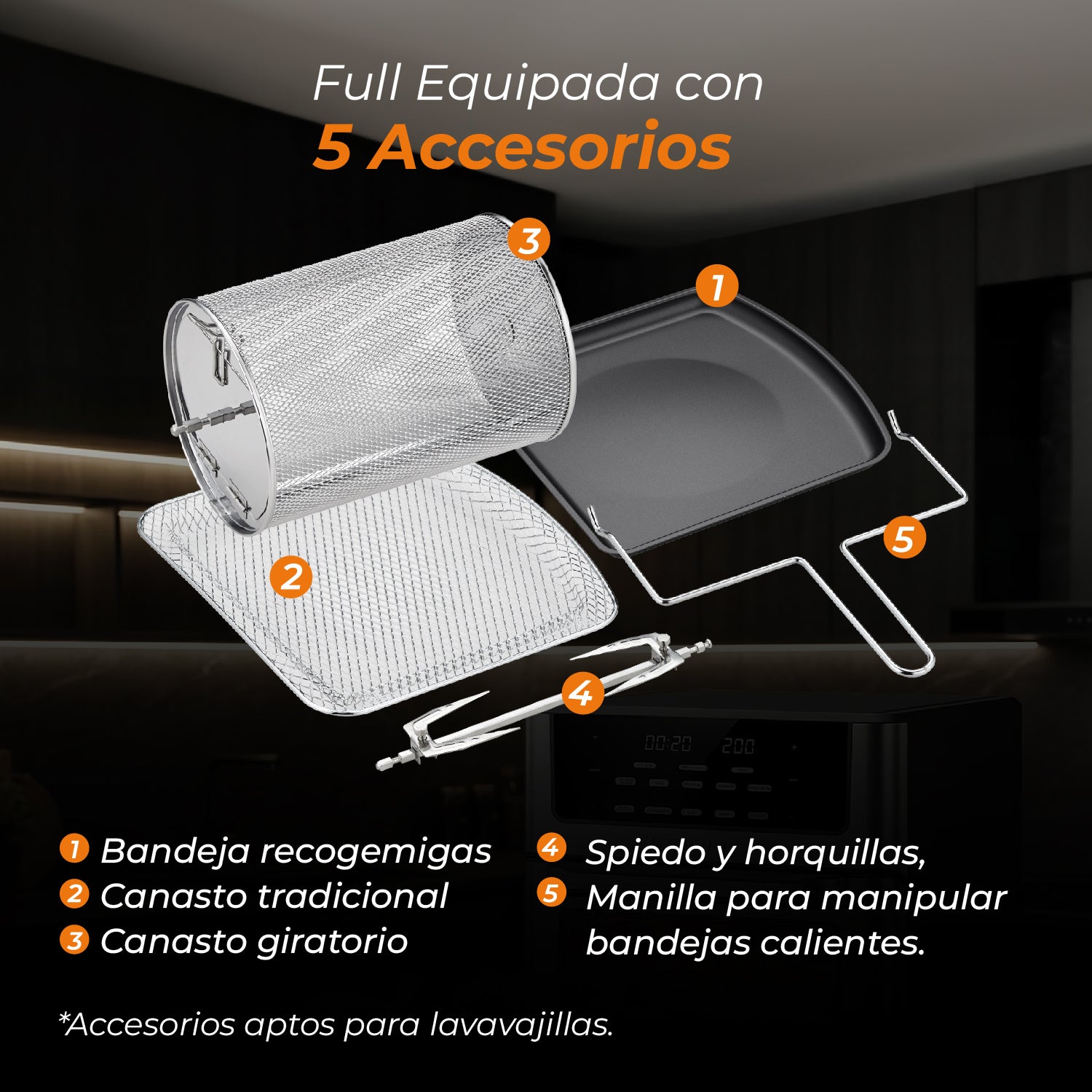 Freidora de Aire Grand Edition 14L