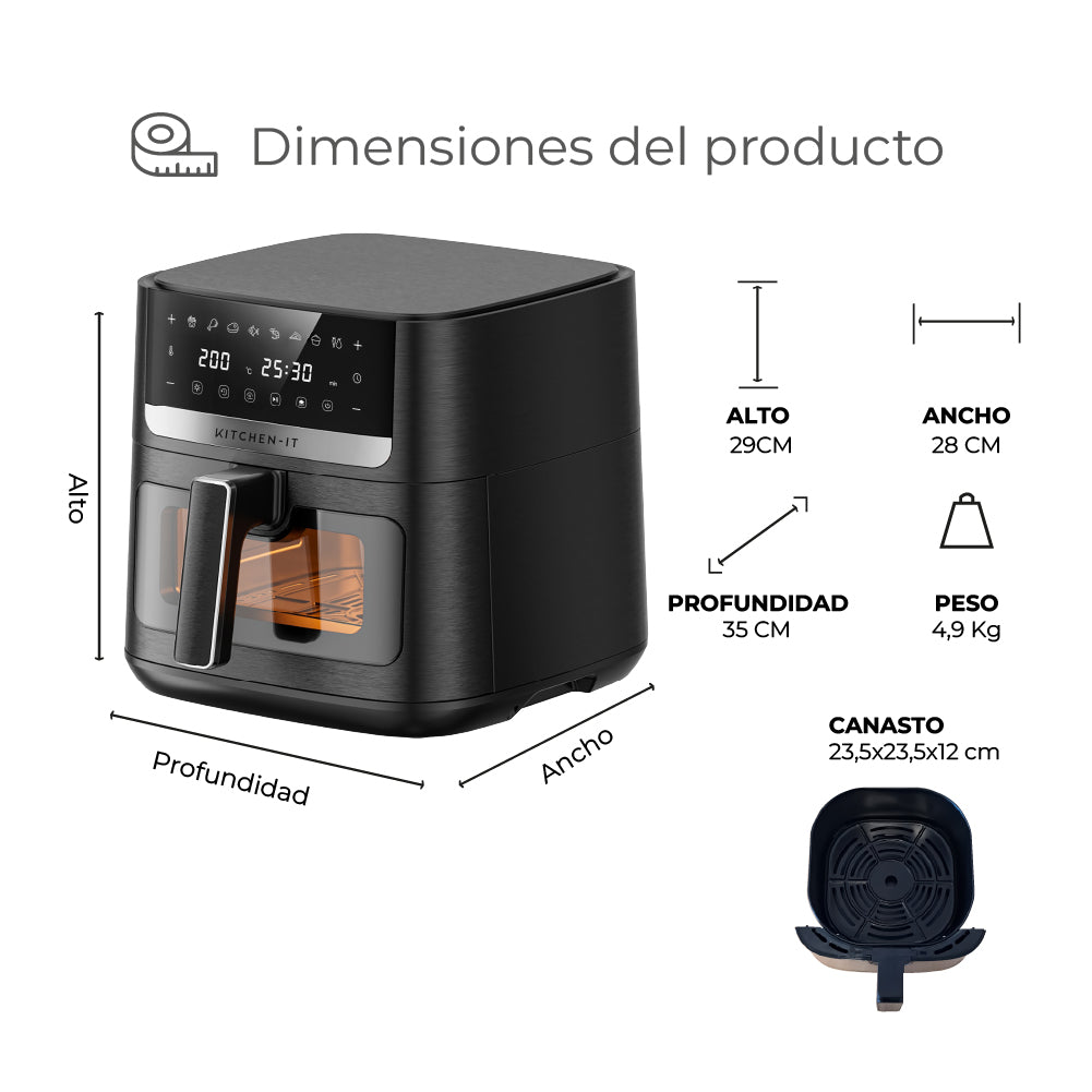 Freidora de Aire Vision Edition 6L