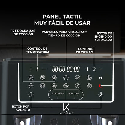 Freidora de Aire Dual Edition 9L