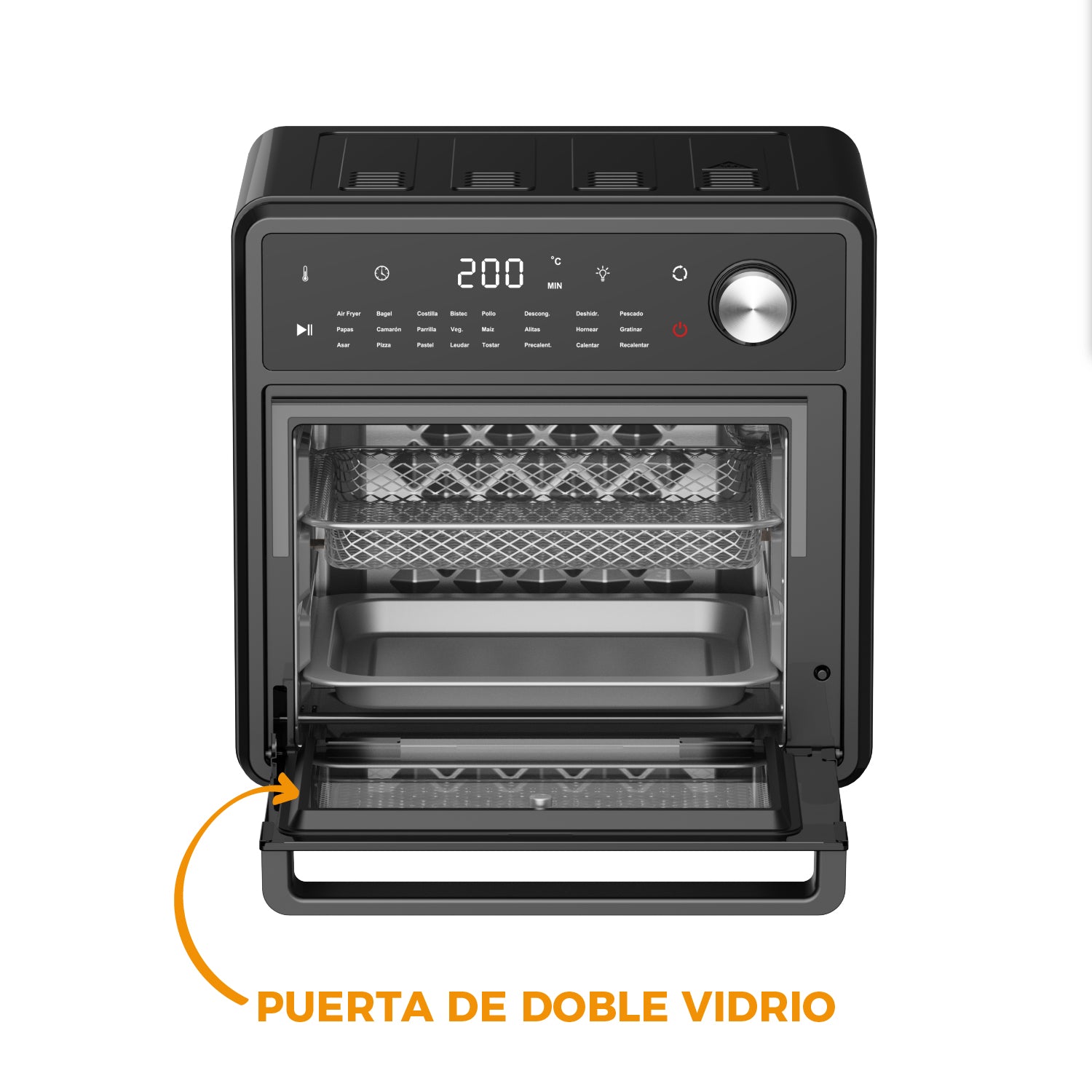 Horno Freidora de Aire Full Edition 24 en 1 - 15L