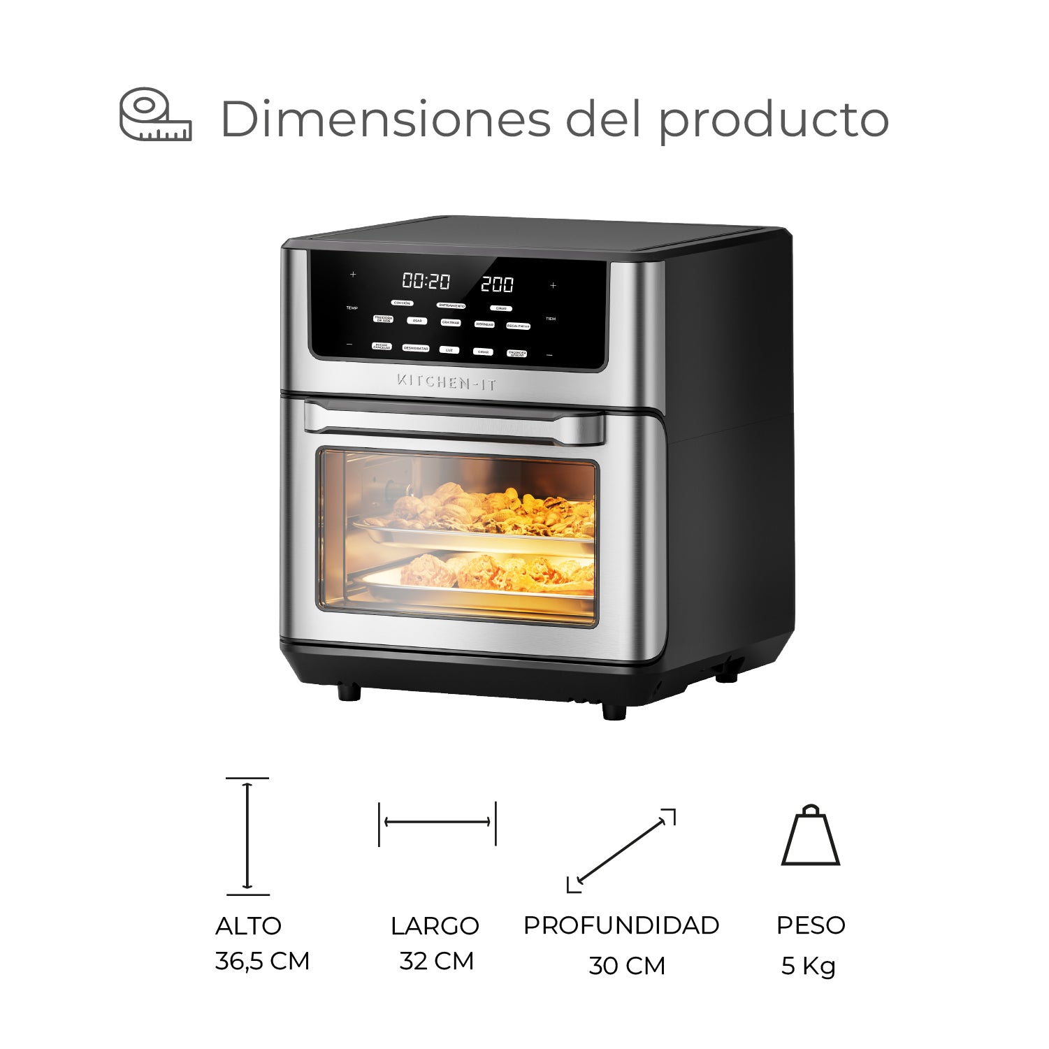 Freidora de Aire Grand Edition 14L