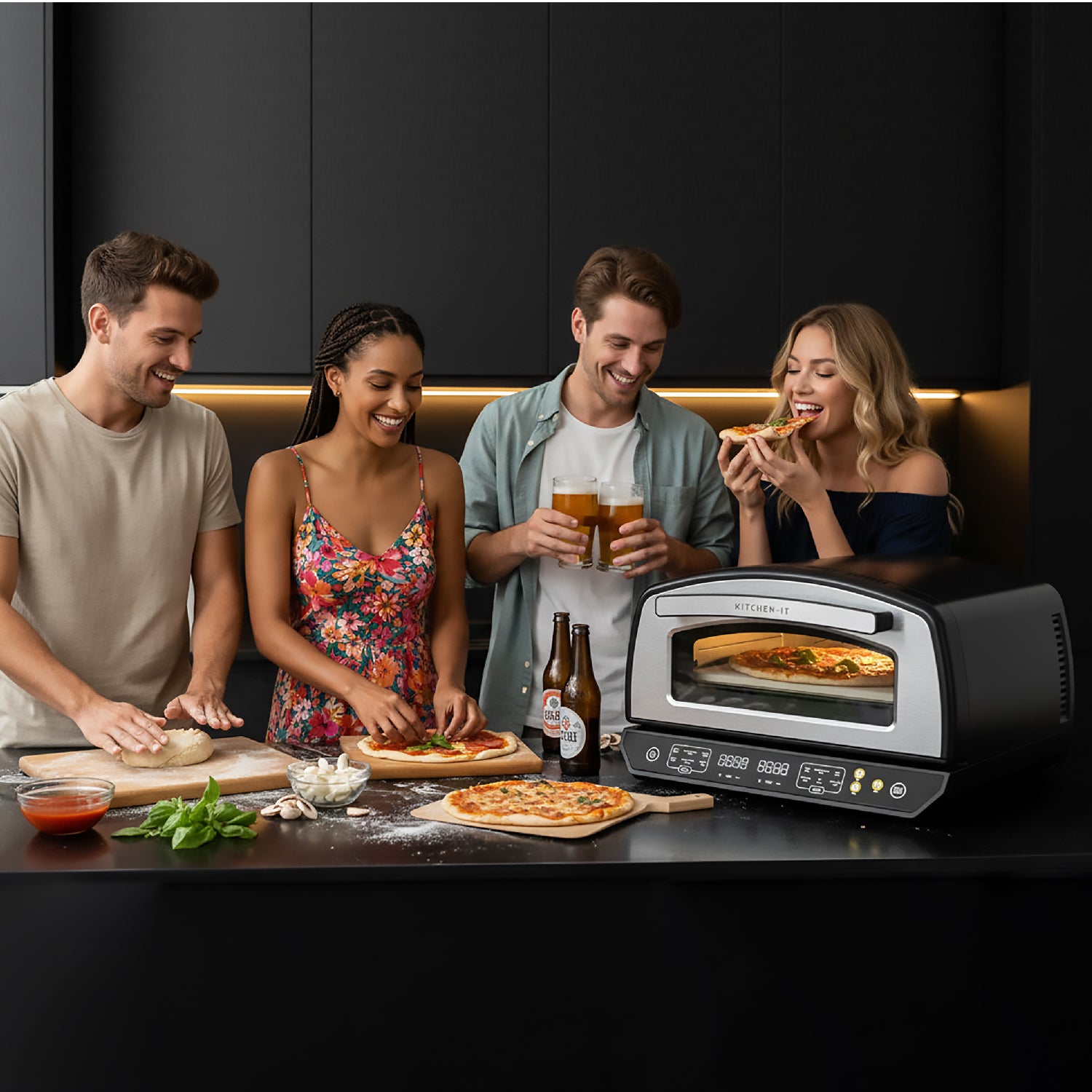 Horno de Pizza y Multifuncional Fire Stone 12 en 1