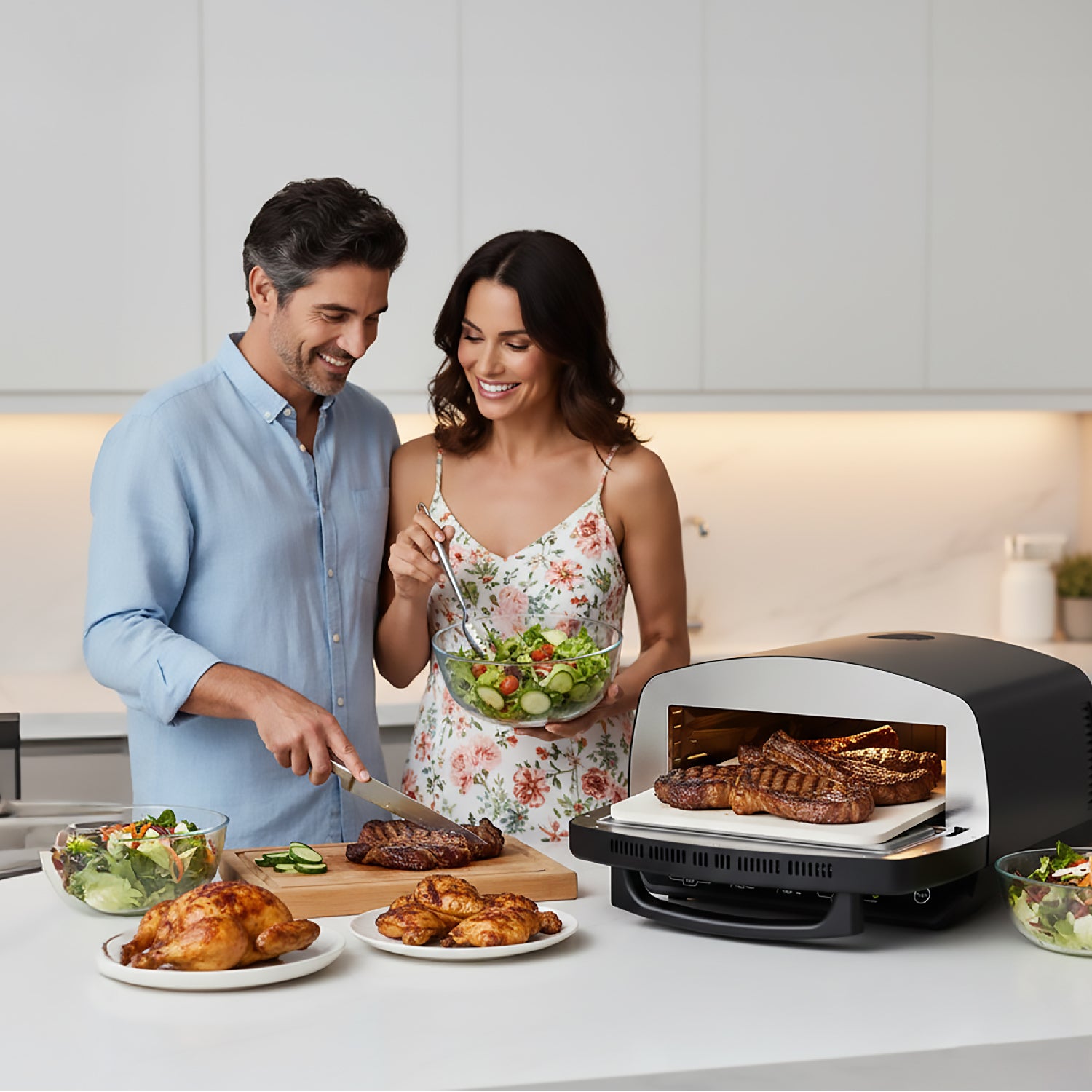 Horno de Pizza y Multifuncional Fire Stone 12 en 1