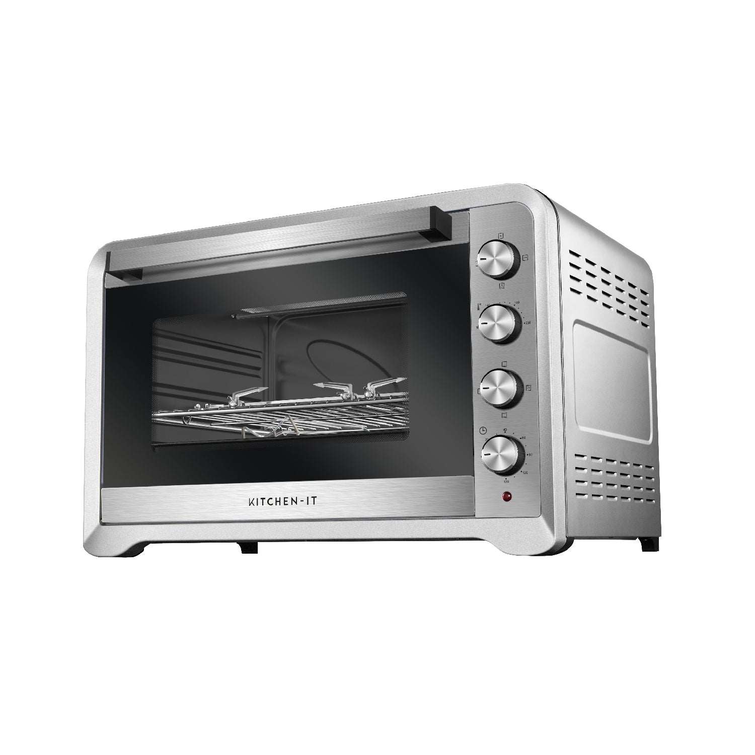 Horno Eléctrico 100L Silver Series +  Puerta doble vidrio, Convección y Spiedo